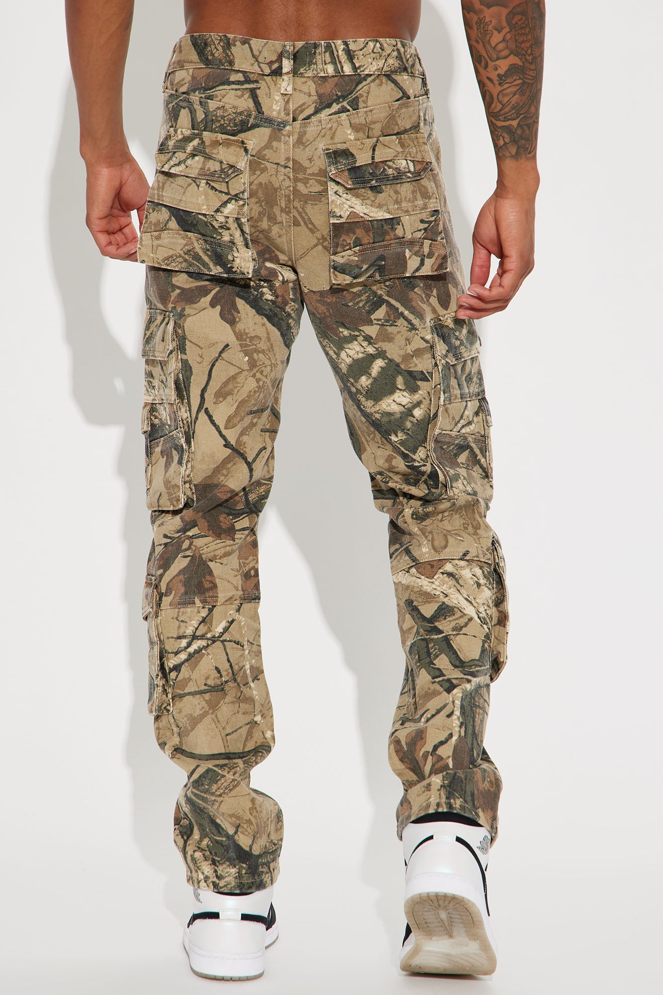 Never Too Many Pockets Cargo Slim Jeans - Camouflage - Image 5