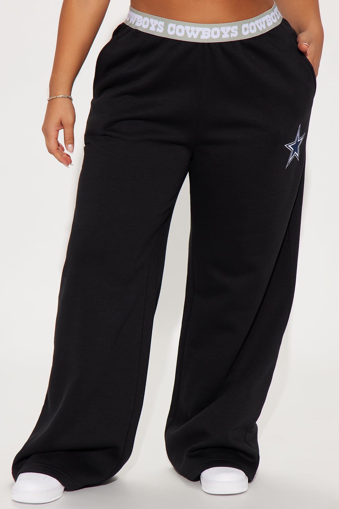 Dallas Cowboys Wide Leg Pant - Black - Image 6