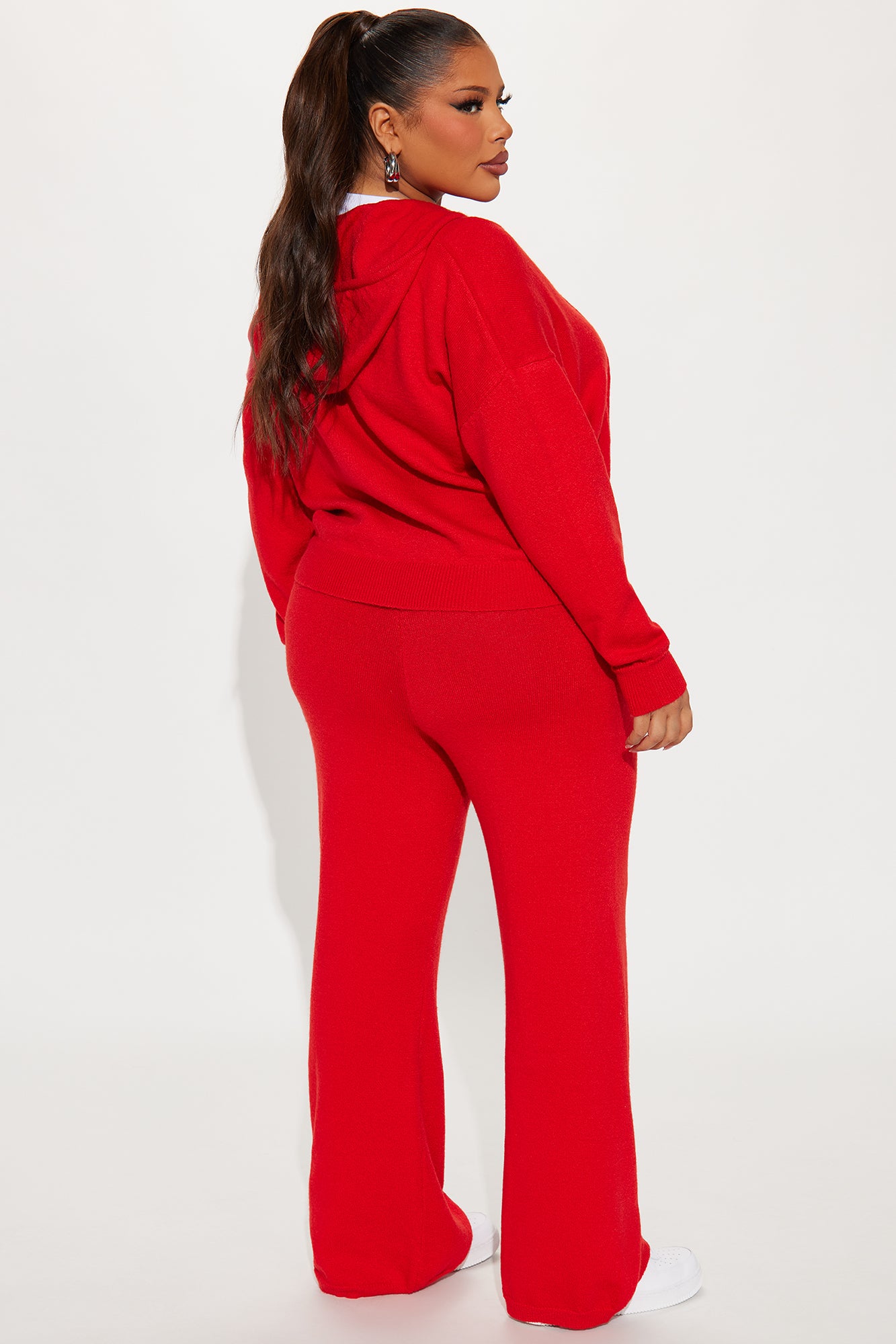 99 Problems Sweater Pant Set - Red - Image 9