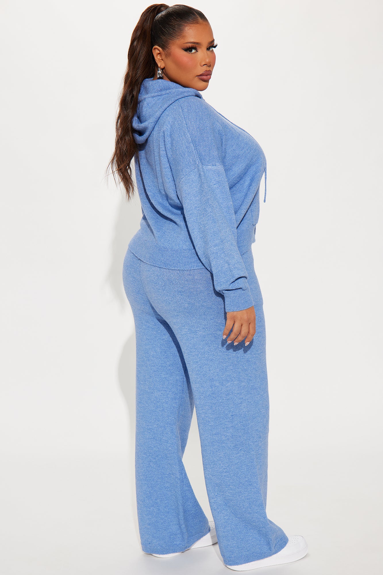99 Problems Sweater Pant Set - Blue - Image 10