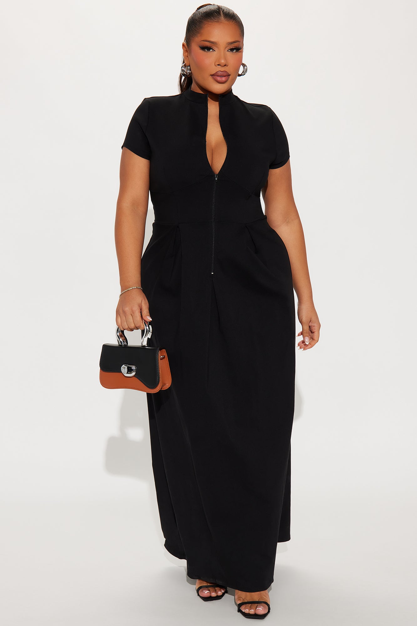Too Busy To Care Maxi Dress - Black - Image 4