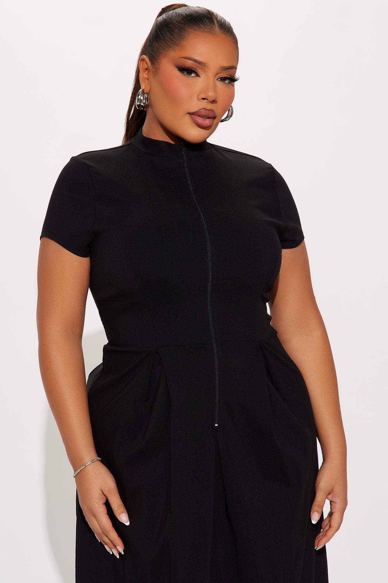 Too Busy To Care Maxi Dress - Black - Image 6