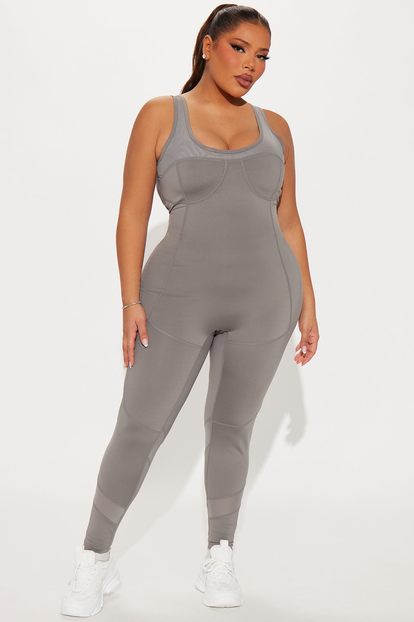 Repeat The Cycle Elevate Active Jumpsuit - Charcoal - Image 5