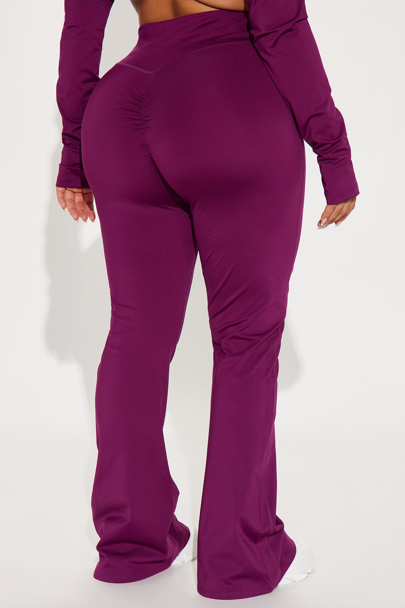 Claudia Elevate Active Yoga Pant - Plum - Image 9