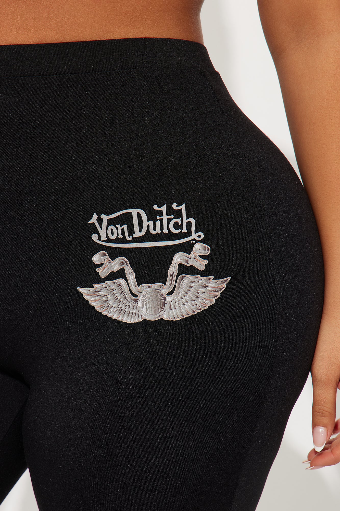 Von Dutch Hit The Road Flare Pant - Black - Image 8