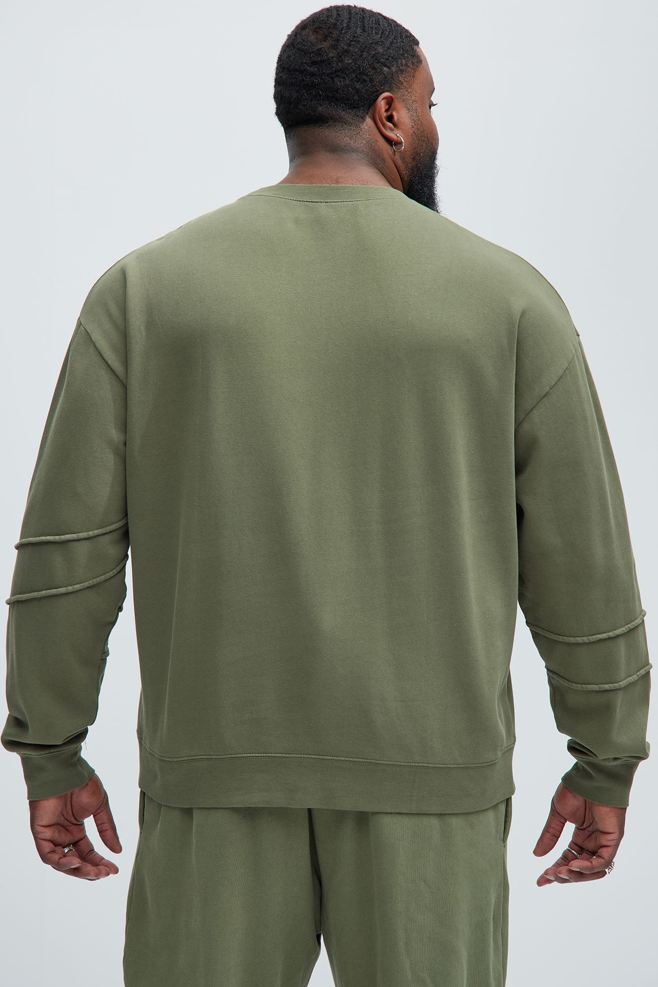 Brooklyn USA Crewneck Sweatshirt - Olive - Image 4
