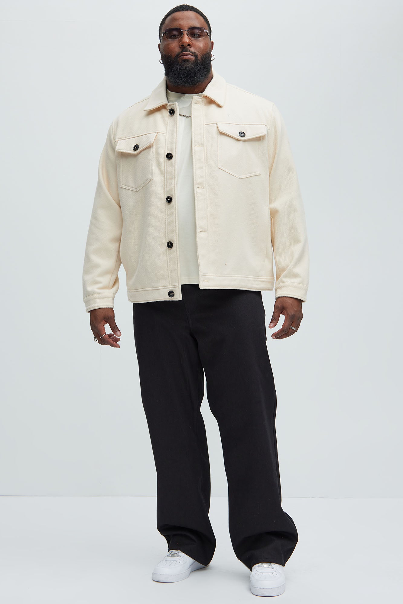 Austin Casual Jacket - Cream - Image 7
