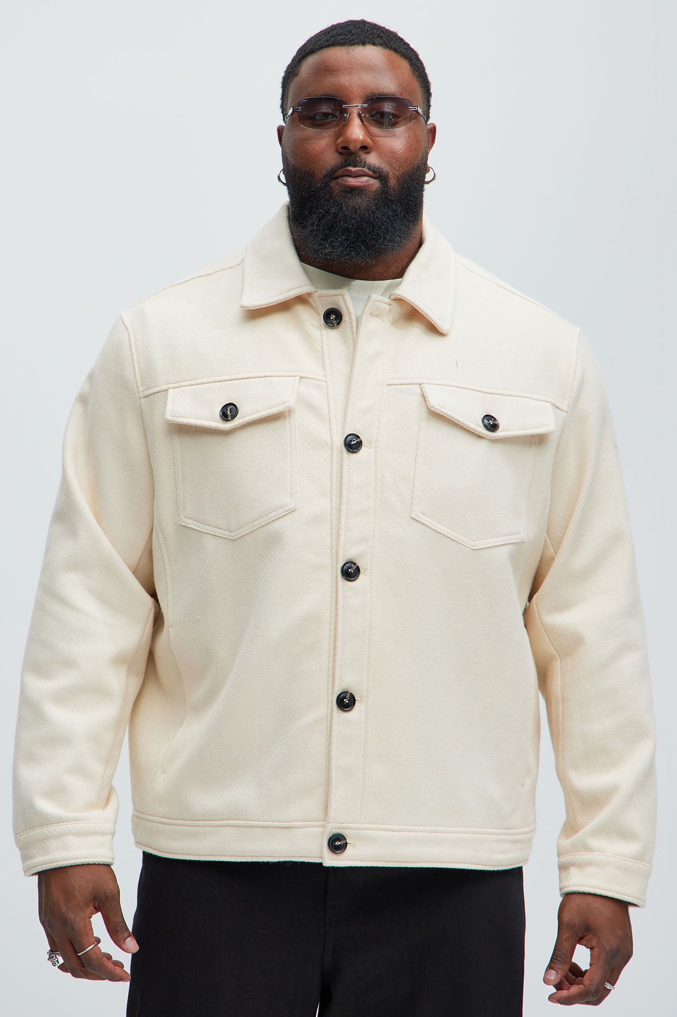 Austin Casual Jacket - Cream - Image 6