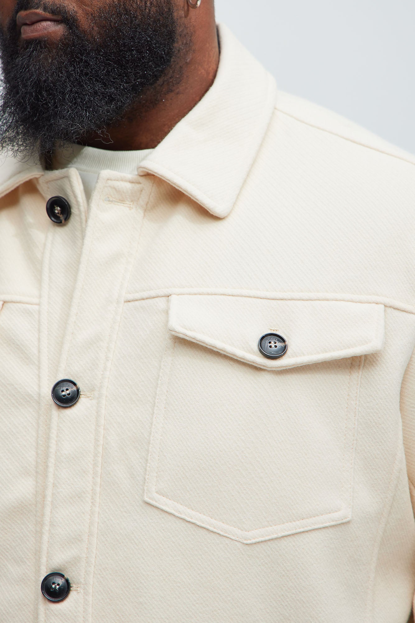 Austin Casual Jacket - Cream - Image 8
