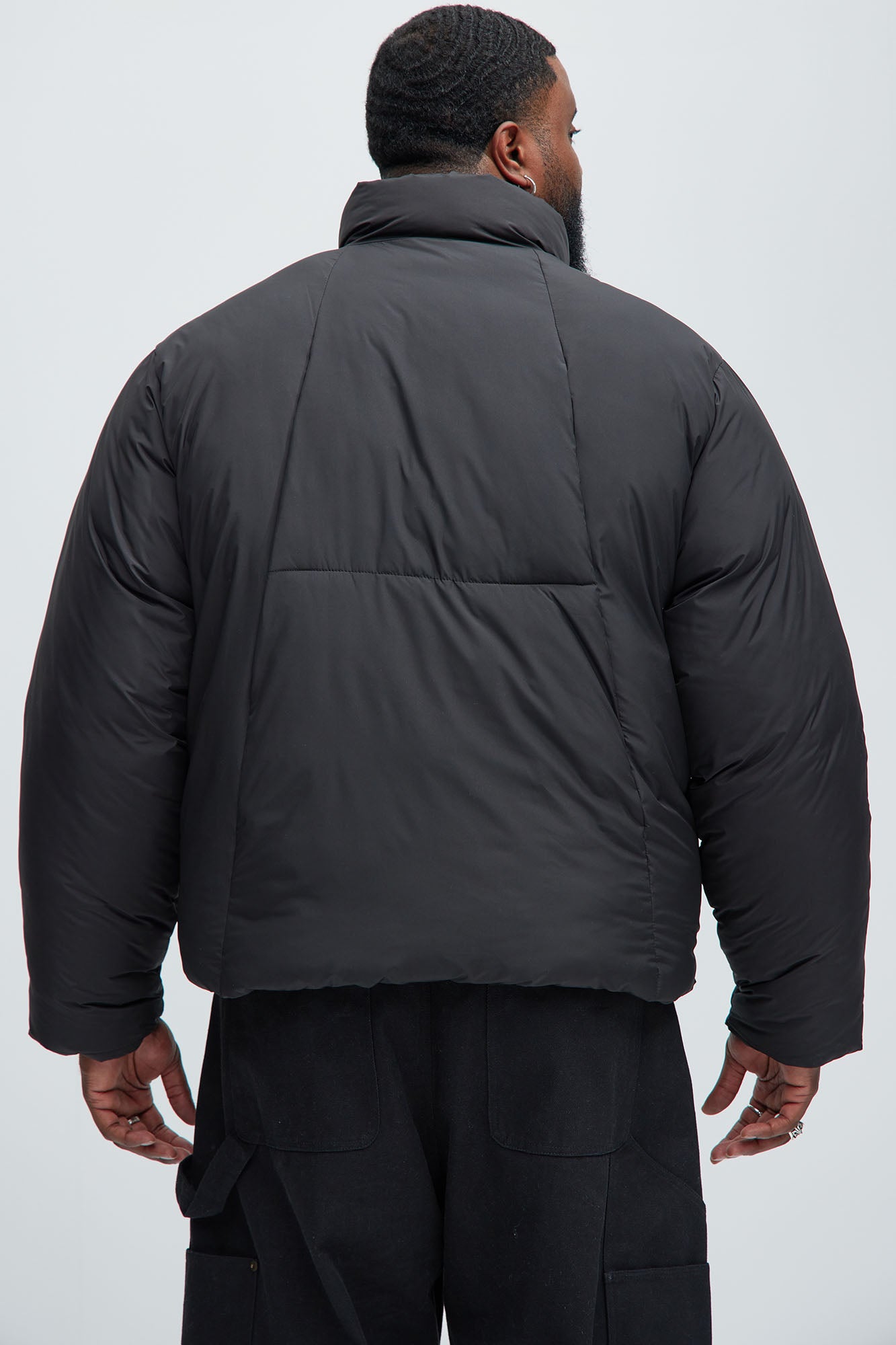 Found The Way Puffer Jacket - Black - Image 9