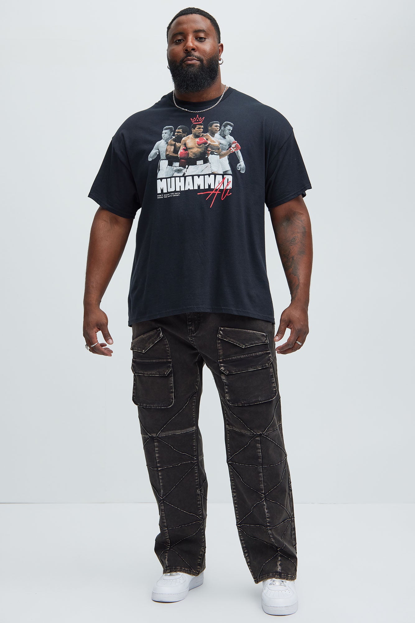 Muhammad Ali The King Short Sleeve Tee - Black - Image 5