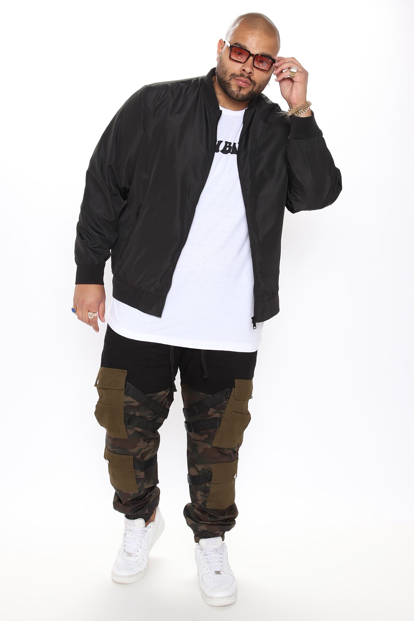 Eddie Bomber Jacket - Black - Image 7