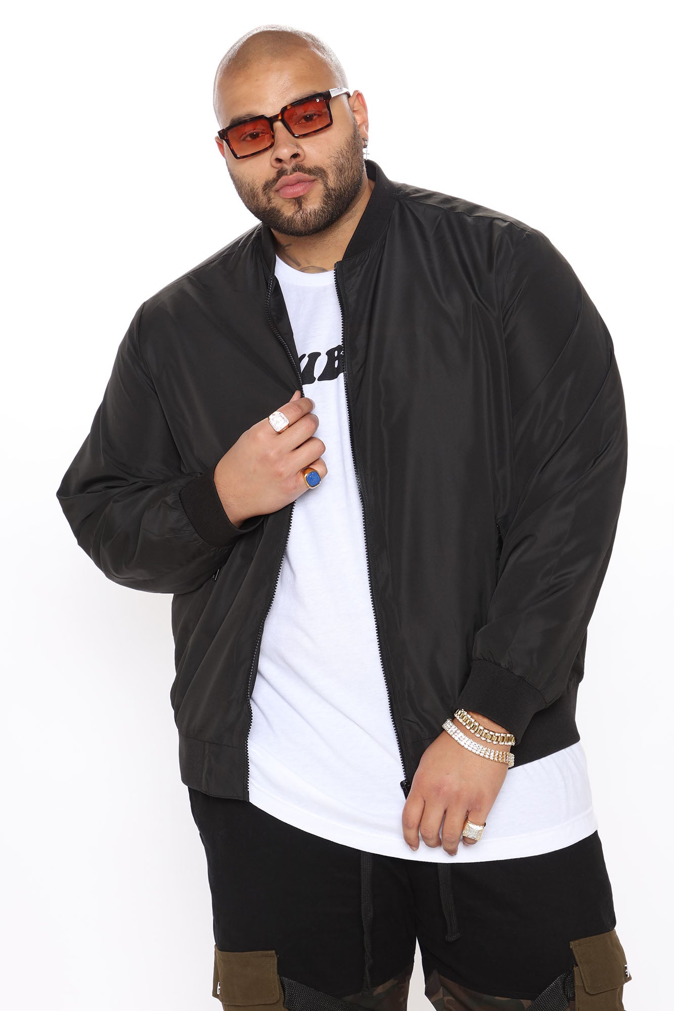 Eddie Bomber Jacket - Black - Image 6