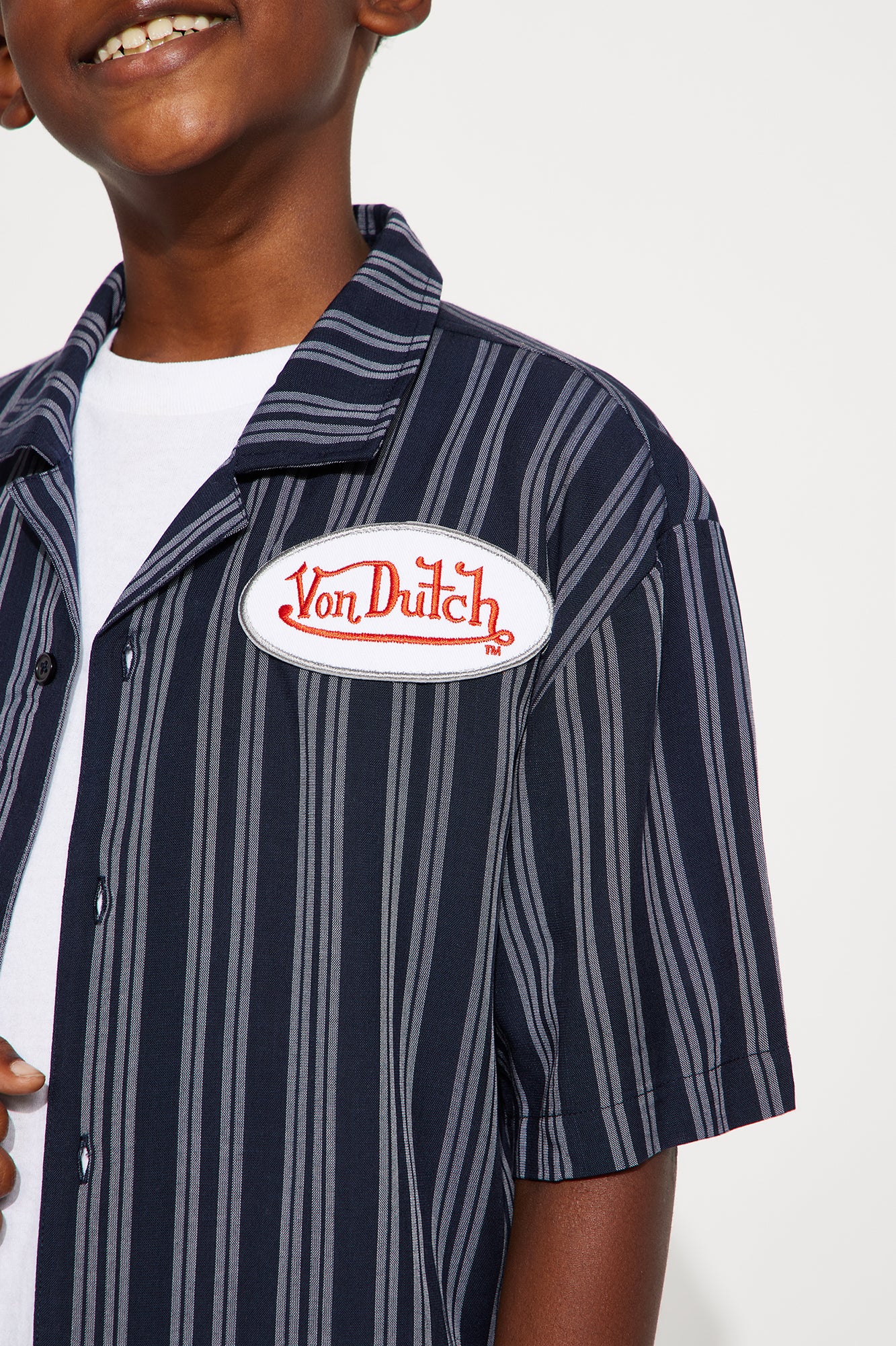 Mini Von Dutch Patch Shirt - Blue/combo - Image 3