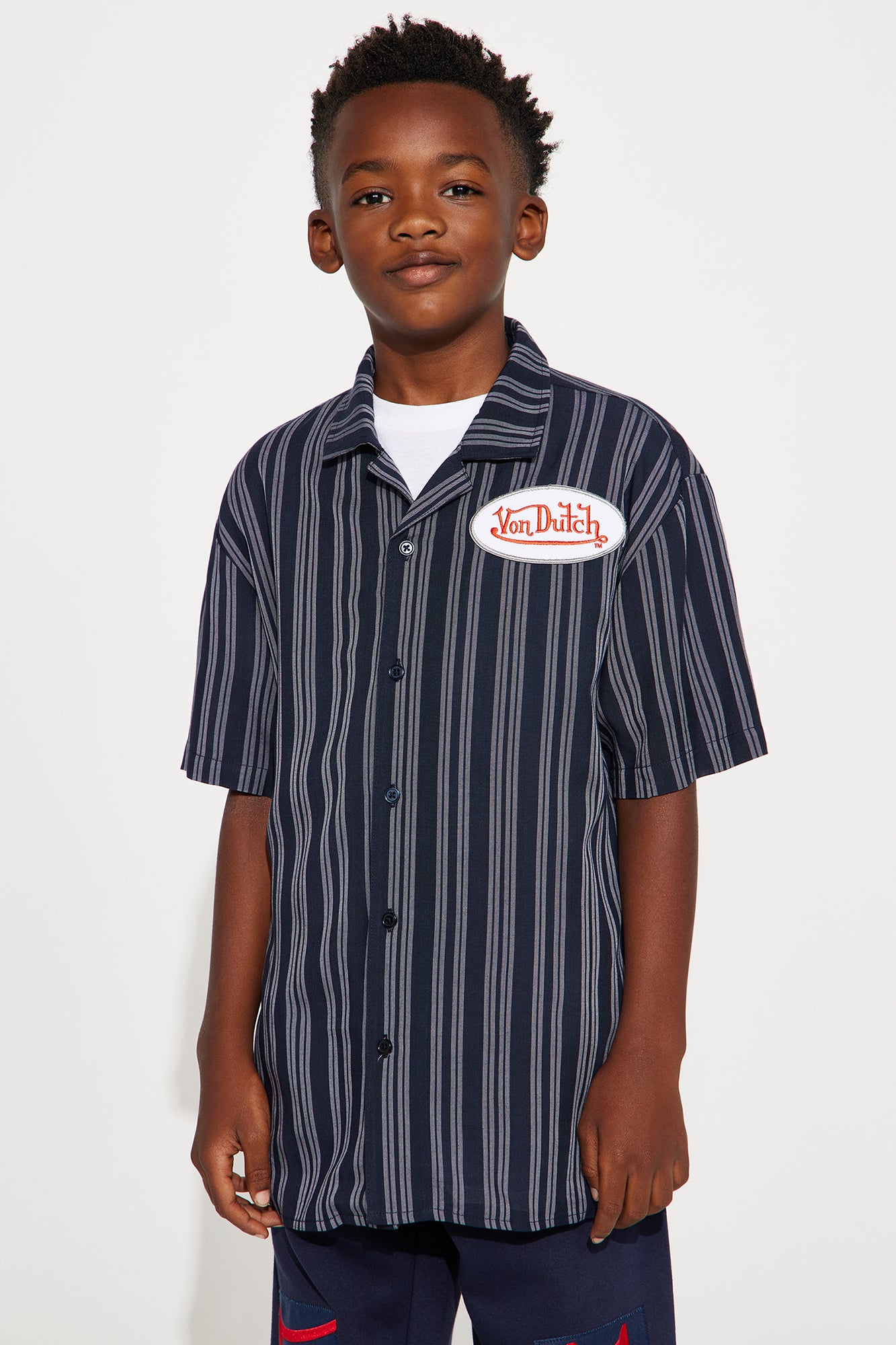 Mini Von Dutch Patch Shirt - Blue/combo - Image 4