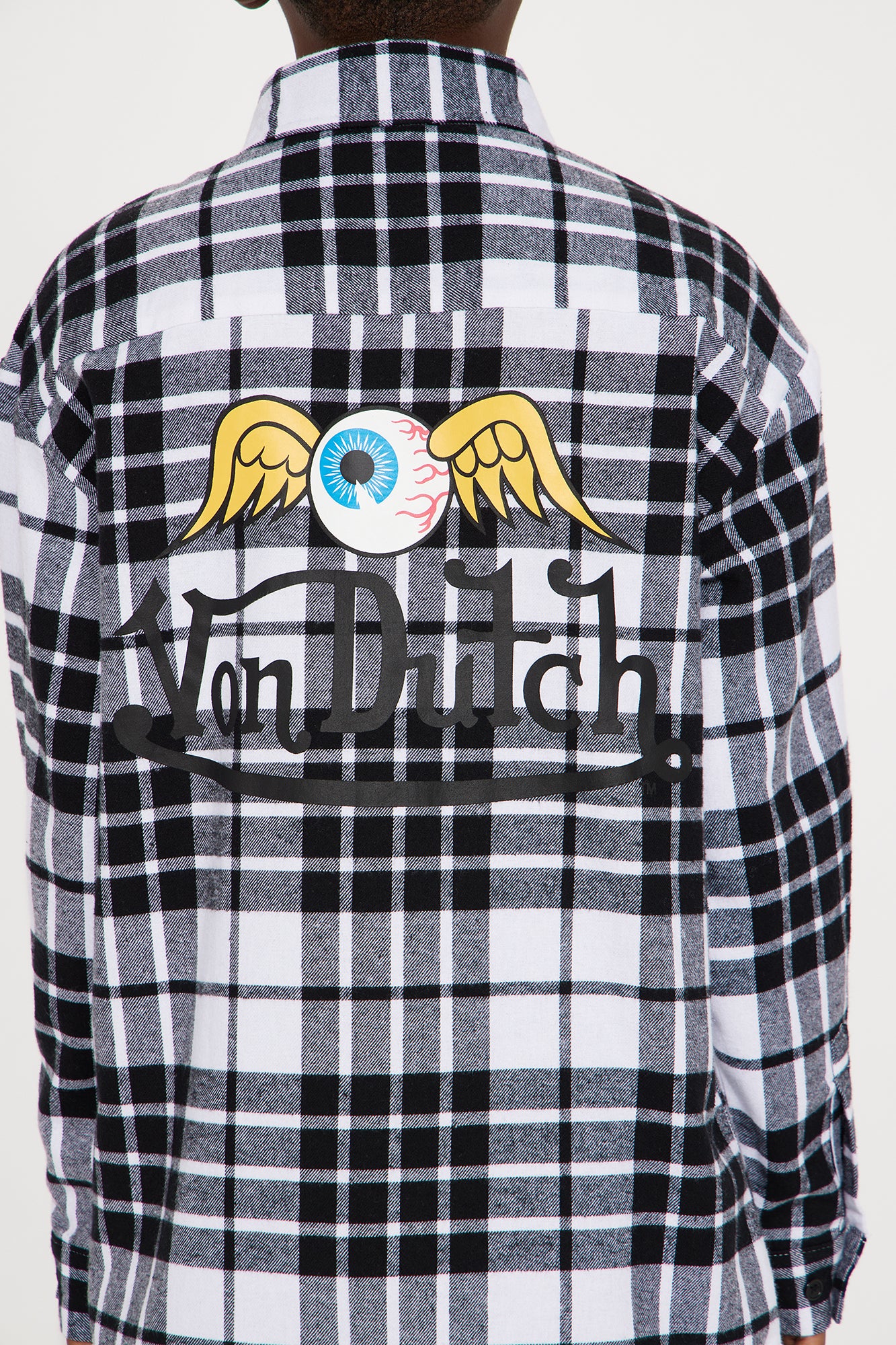 Mini Von Dutch Eyeball Flannel - Black/combo - Image 5