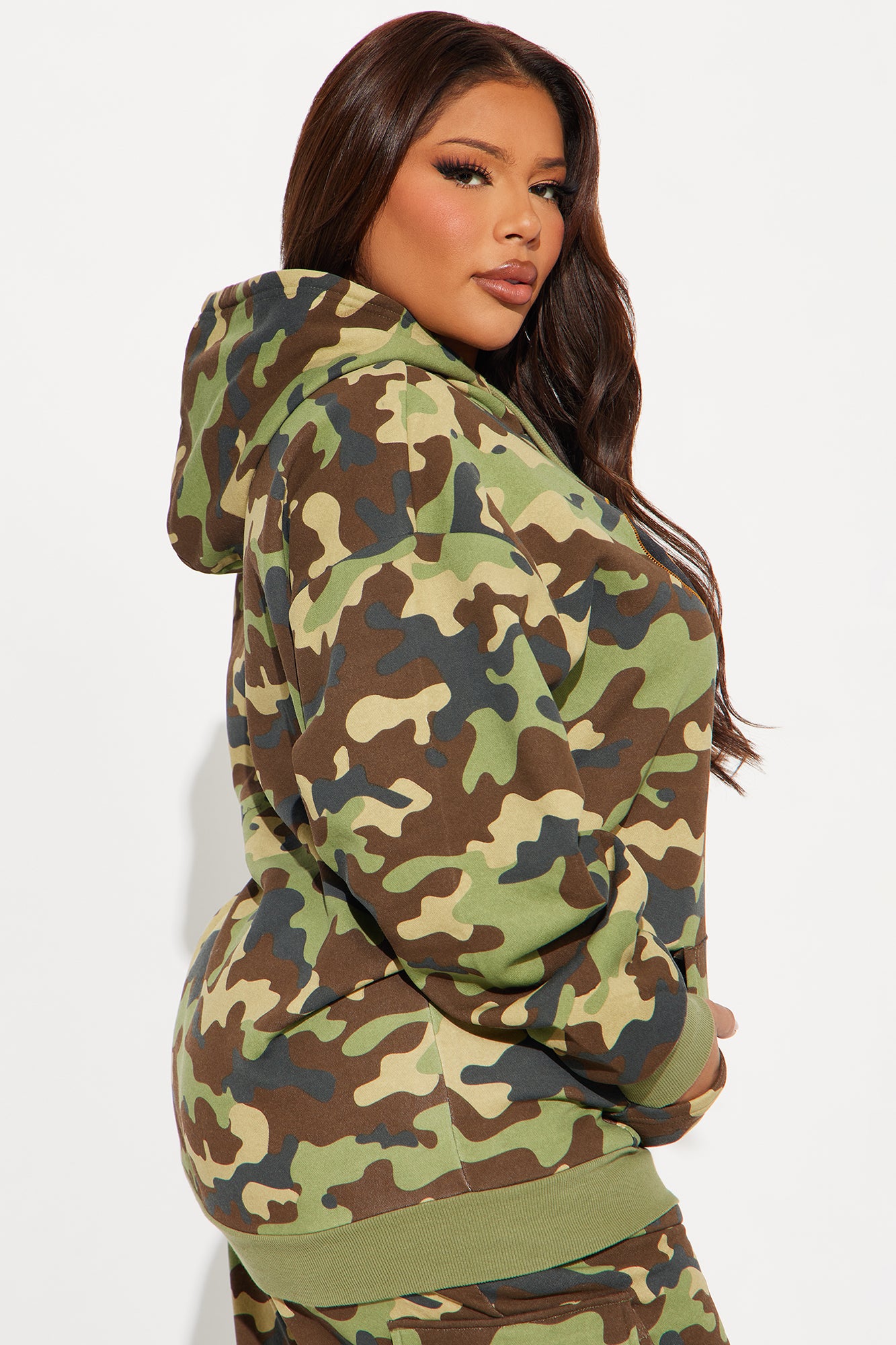 Von Dutch Camo Patch Hoodie - Camouflage - Image 6