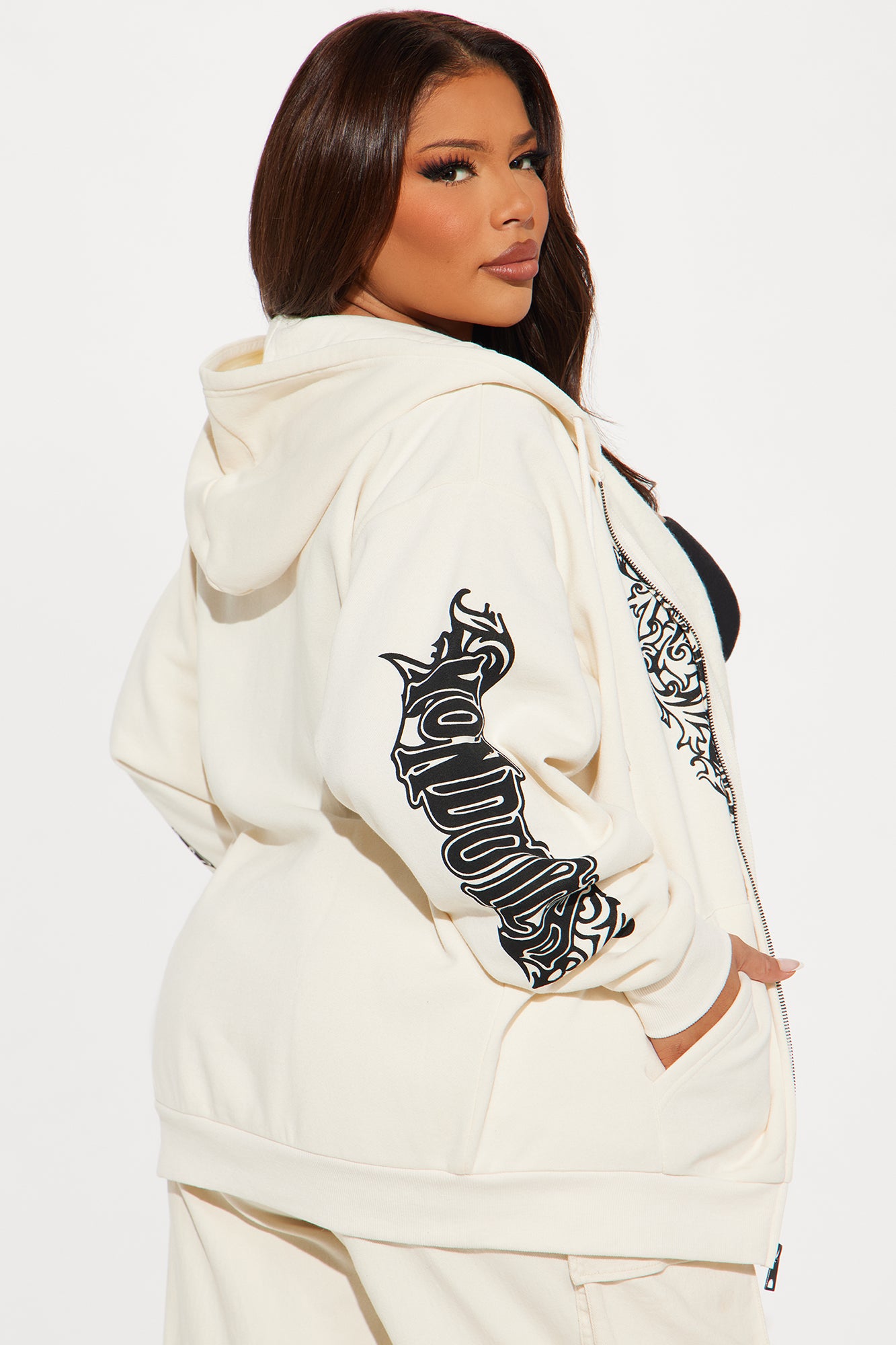 Von Dutch Novelty Print Sweatshirt - Cream/combo - Image 10