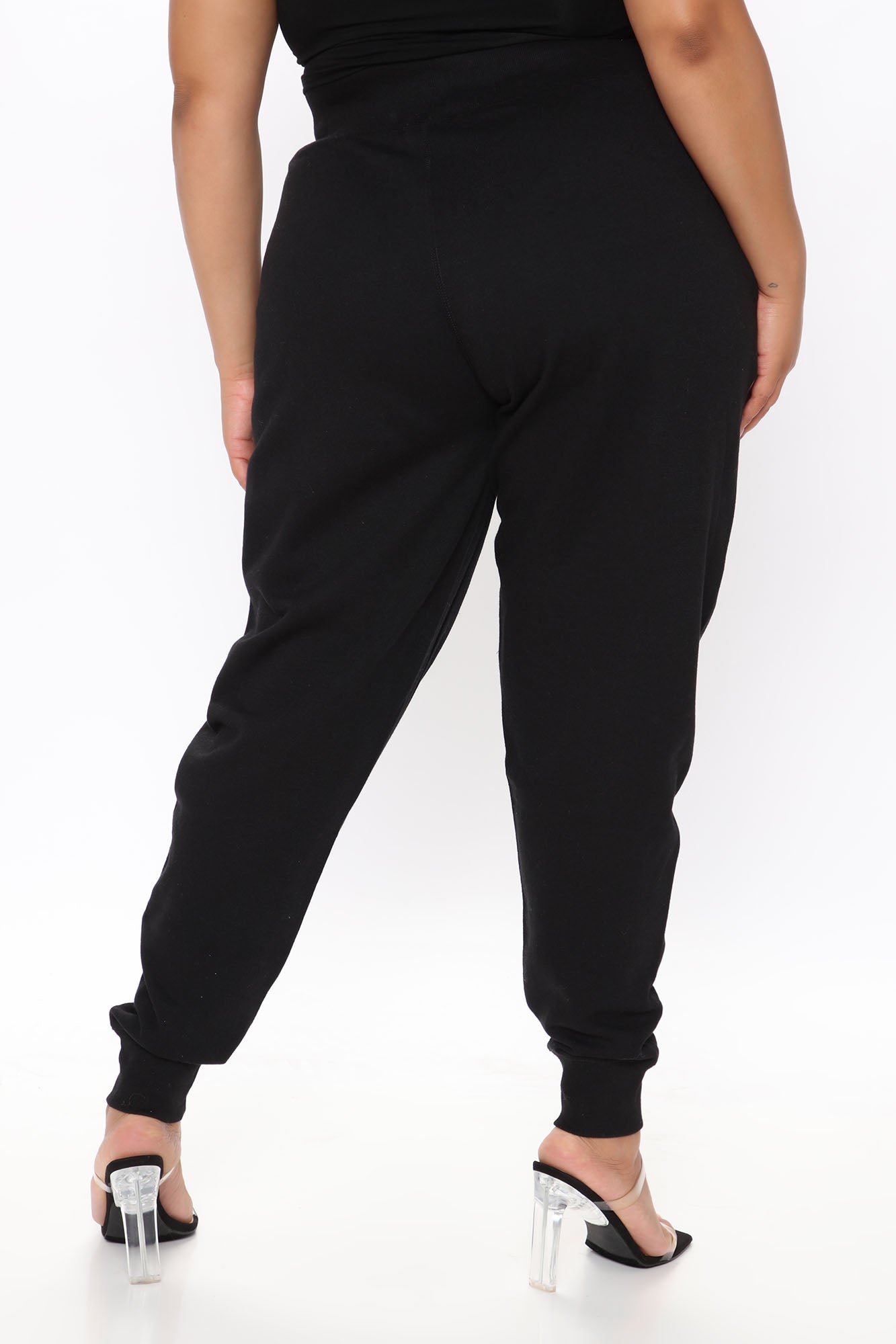 Not A Game Fleece Jogger - Black - Image 7