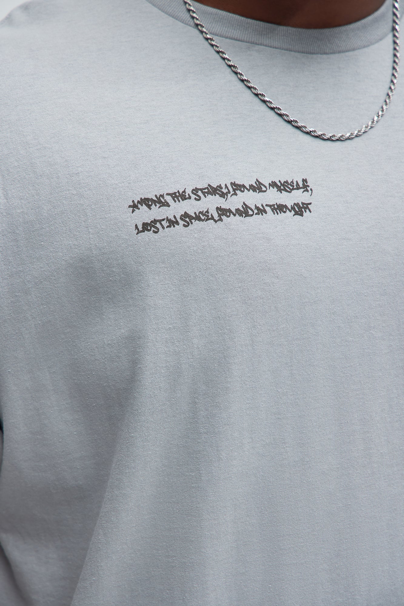 Among The Stars Short Sleeve Tee - Silver - Image 7