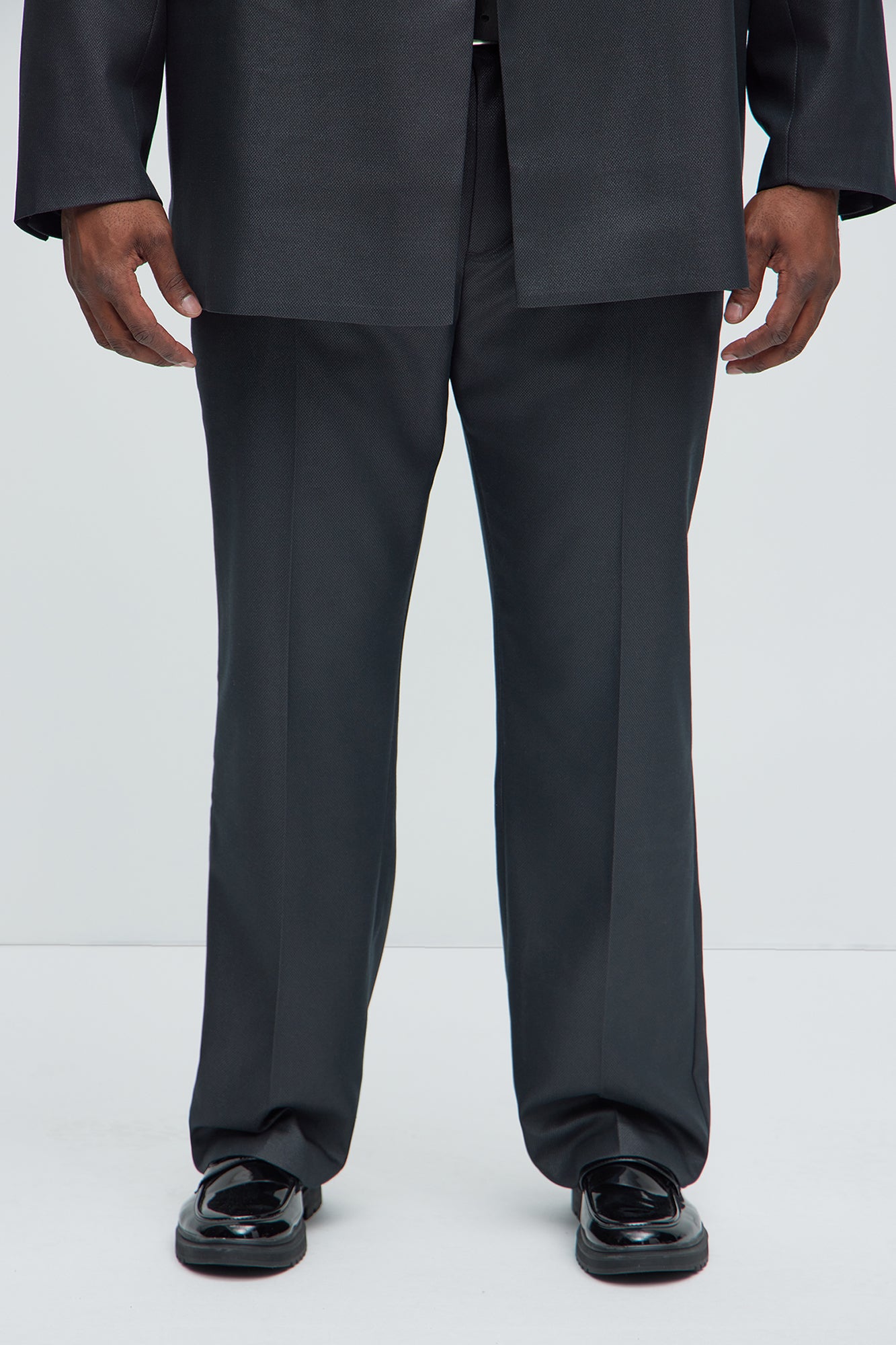 Hulbert Straight Trousers - Black - Image 6