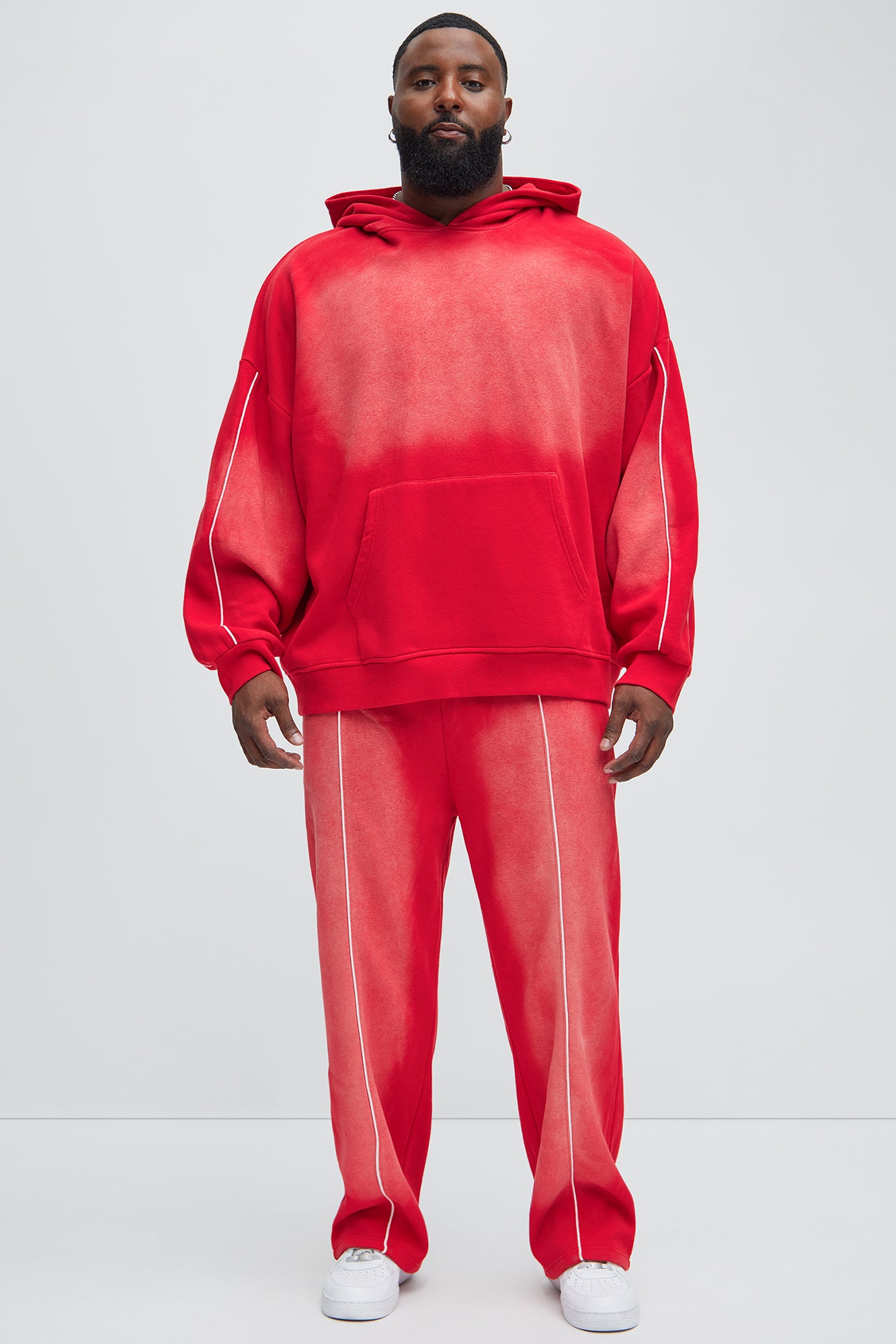 Tyson Just Go With It Straight Sweatpants - Red - Image 7