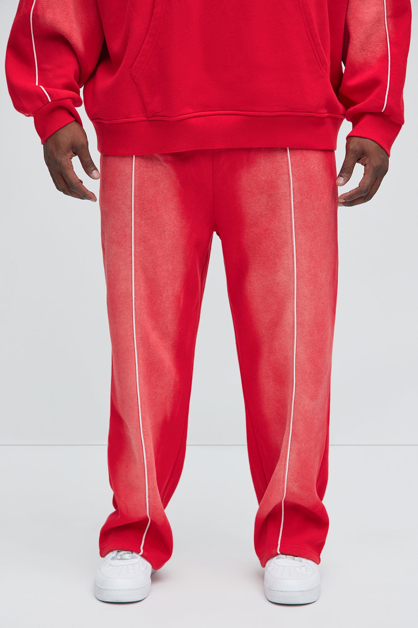 Tyson Just Go With It Straight Sweatpants - Red - Image 6