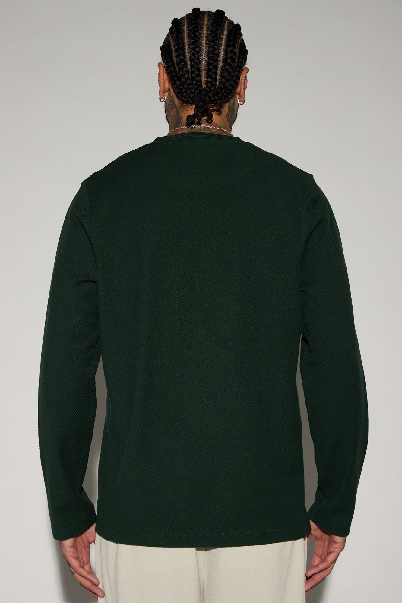 Composed Long Sleeve Tee - Hunter - Image 3
