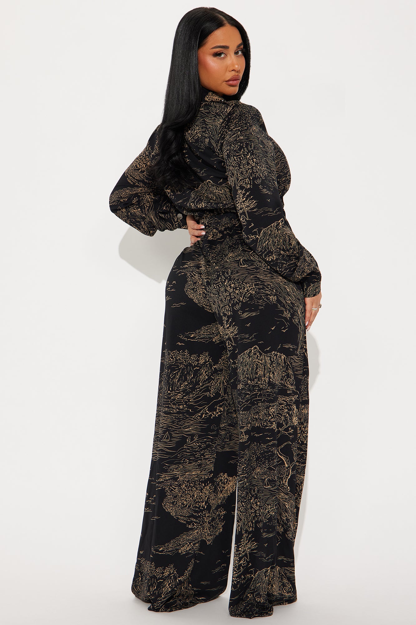 Ocean Views Jumpsuit - Black/combo - Image 3