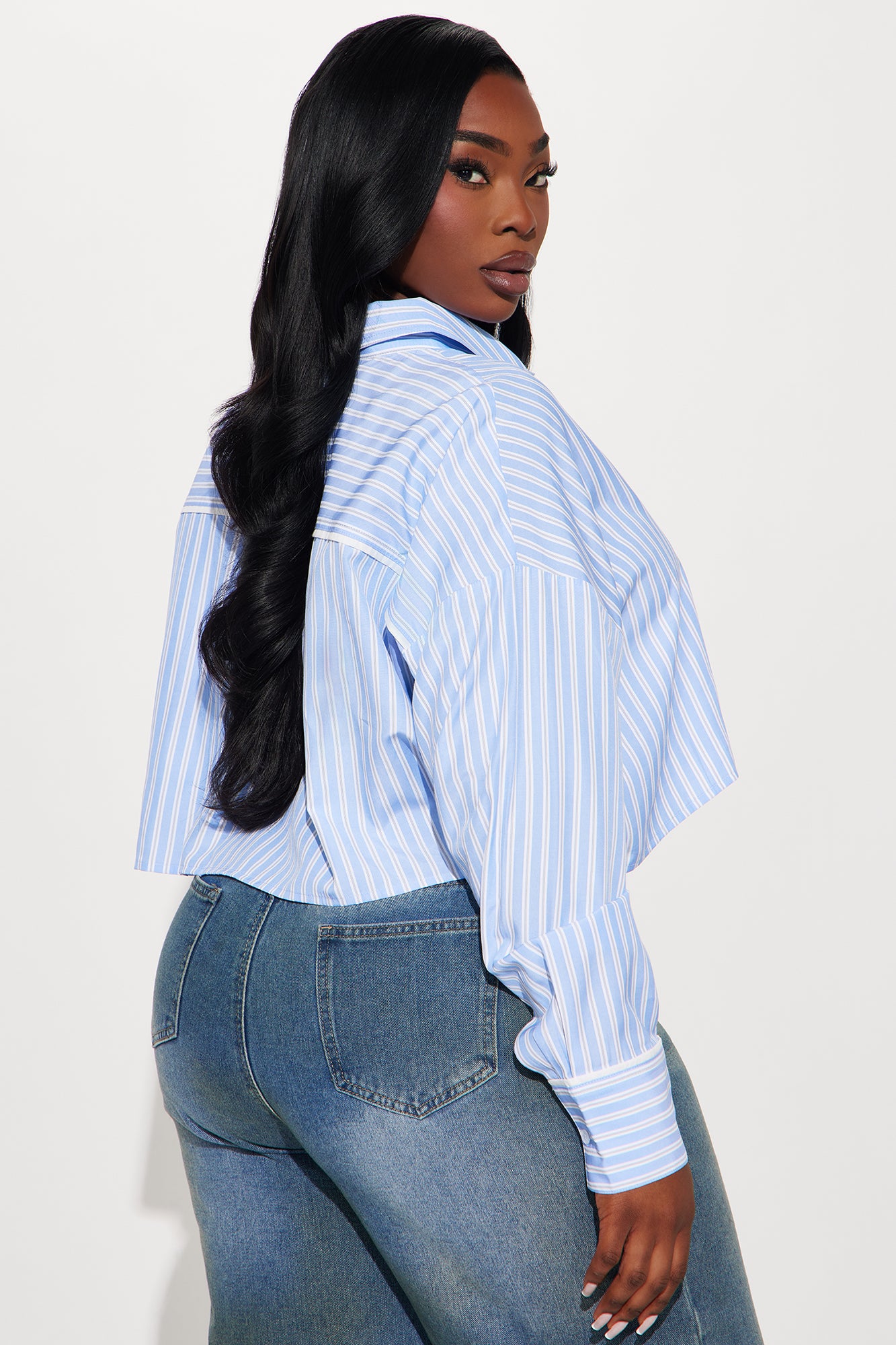 Always Ahead Striped Shirt - Blue/combo - Image 6