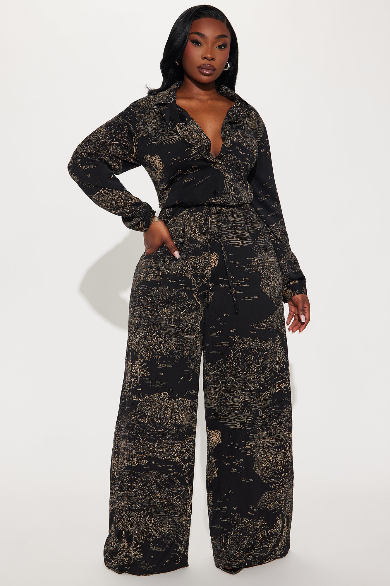 Ocean Views Jumpsuit - Black/combo - Image 4