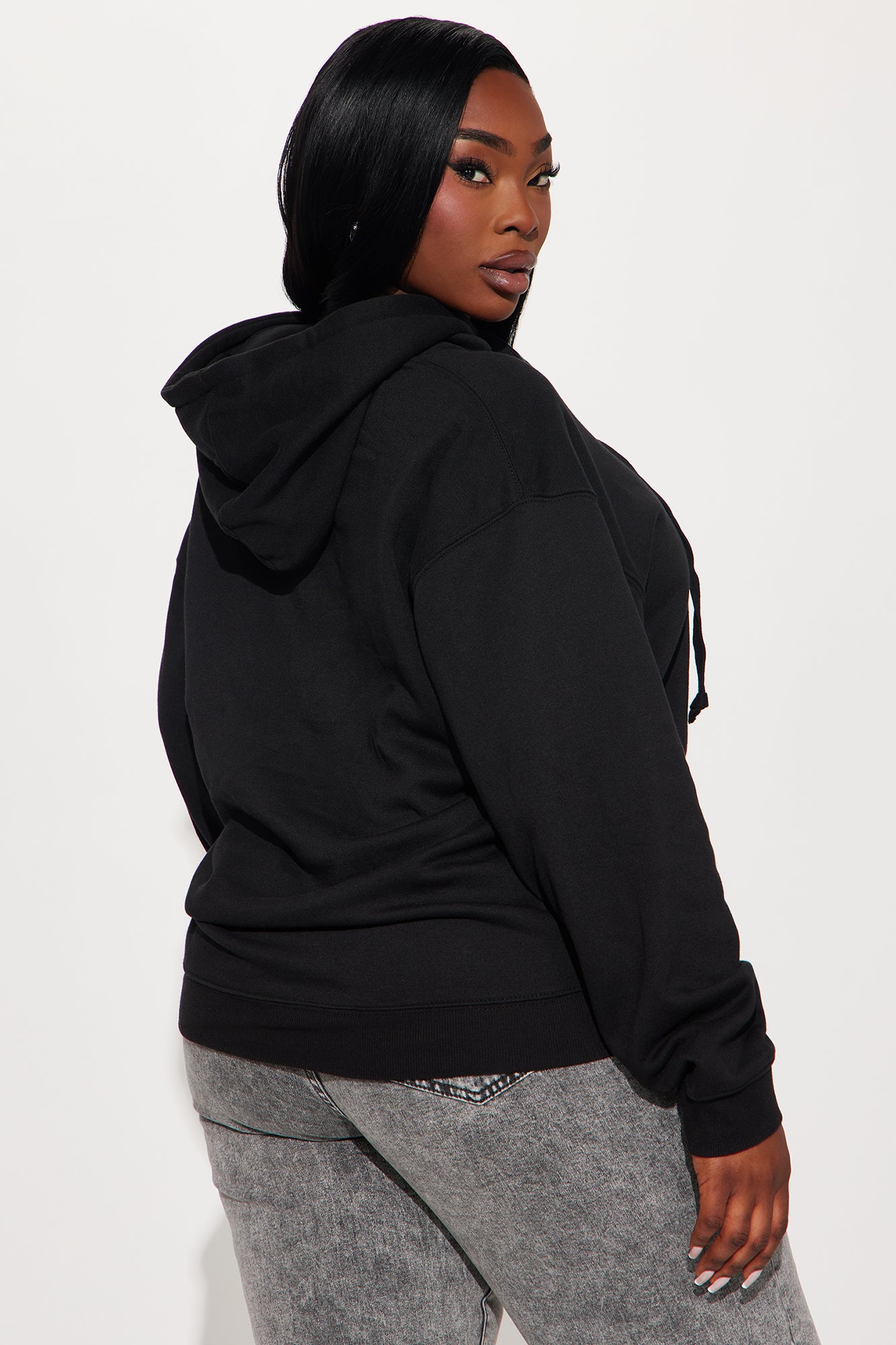 David Bowie Washed Hoodie - Black - Image 7