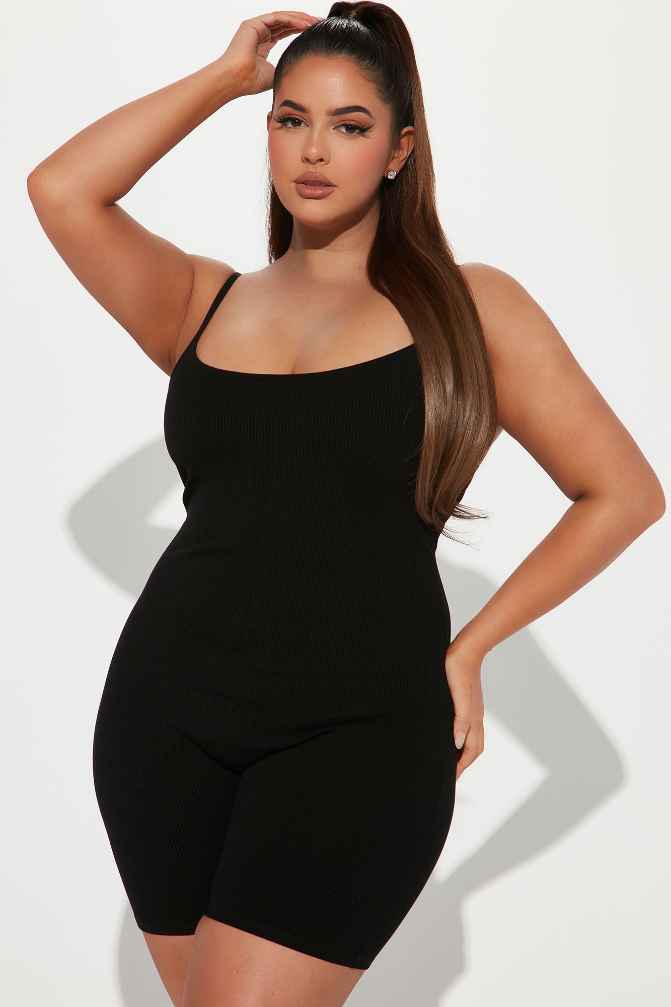 Nova Season Shortie Snatched Romper - Black - Image 5