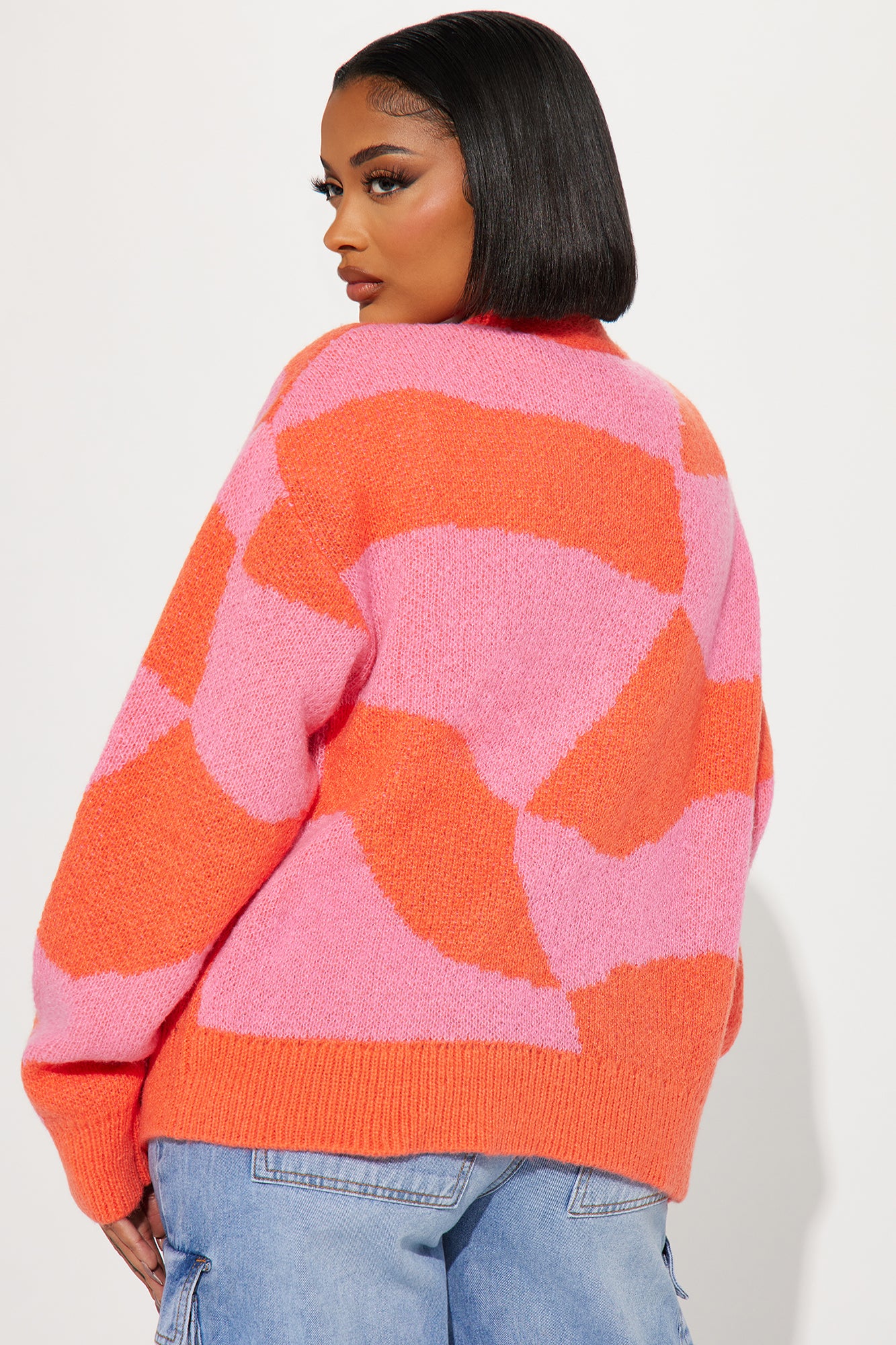 All Mixed Up Cardigan - Pink/combo - Image 4