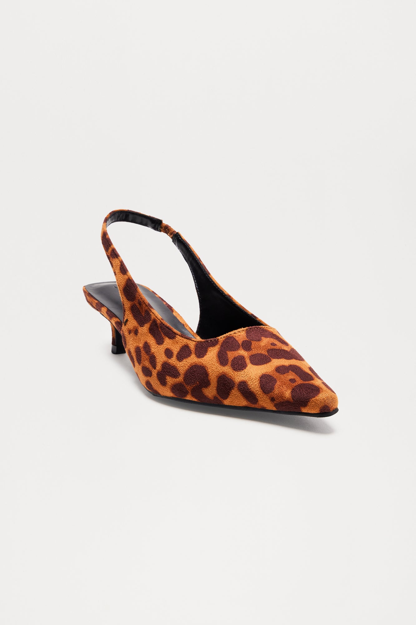 Rora Kitten Heel Pumps - Leopard - Image 3