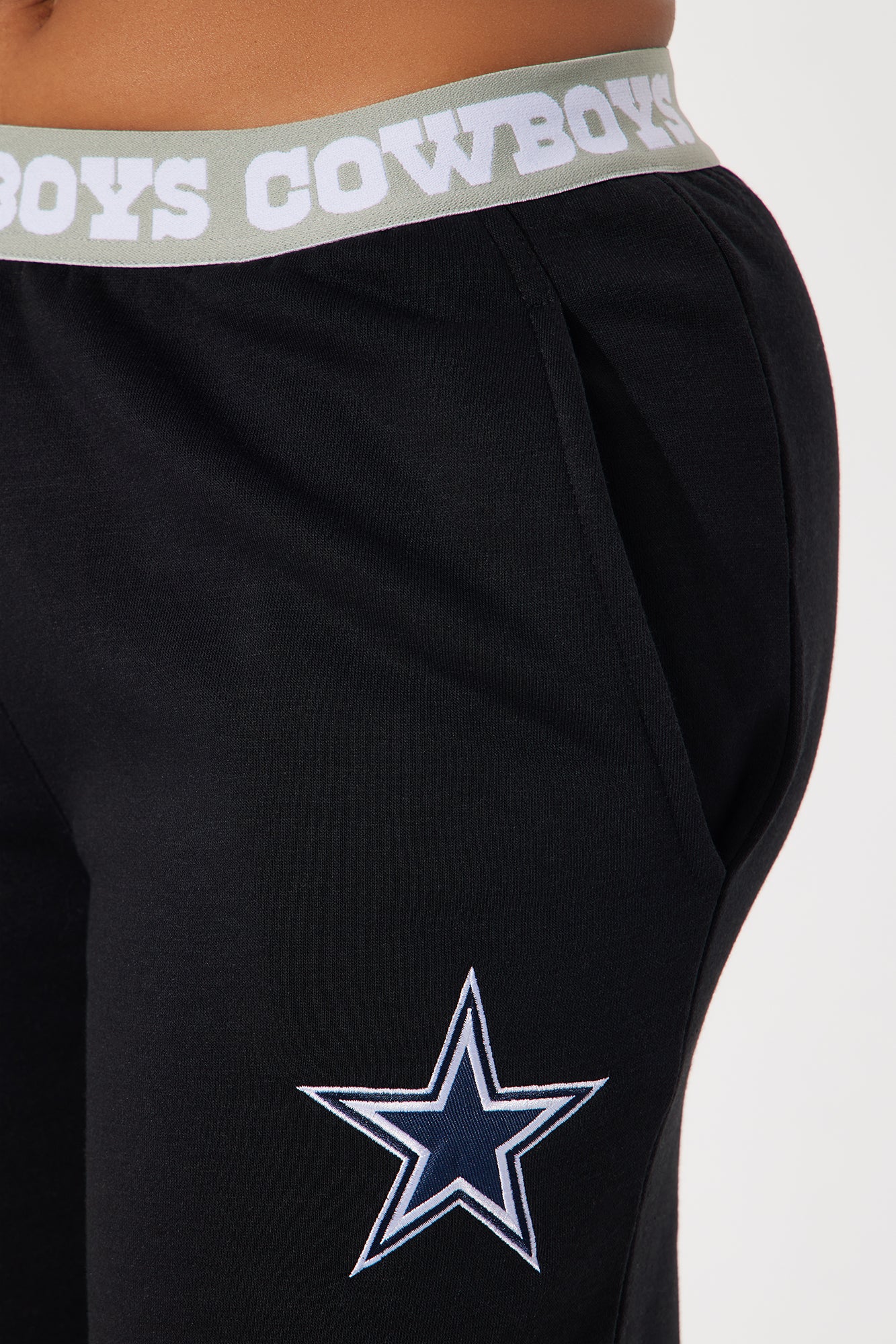 Dallas Cowboys Wide Leg Pant - Black - Image 3