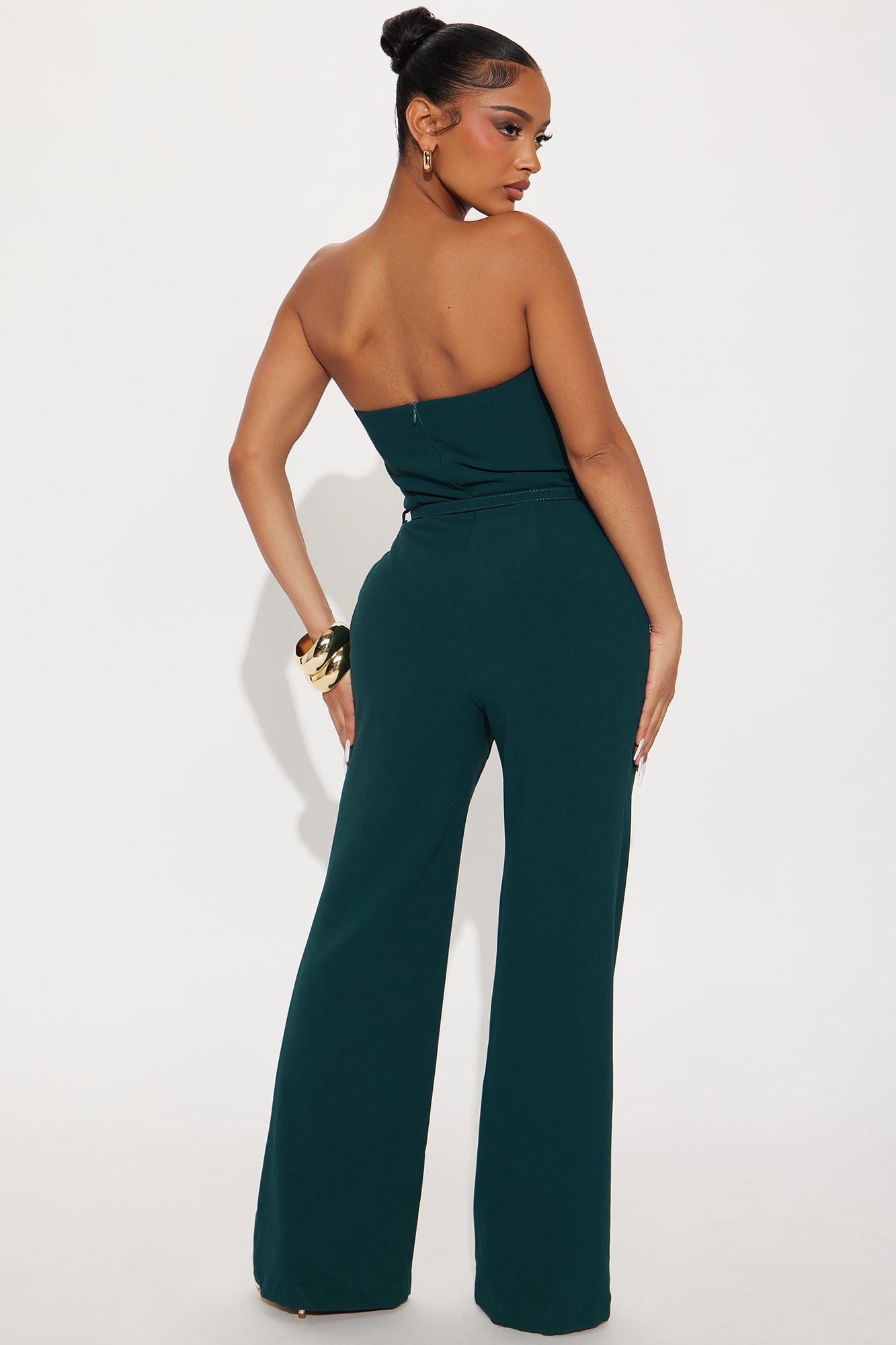 Jaden Wide Leg Jumpsuit - Hunter - Image 3
