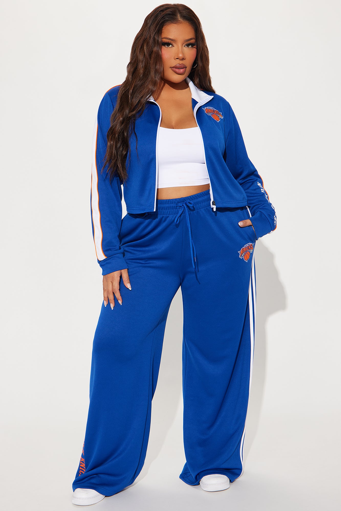 Knicks Halftime Track Jacket - Blue - Image 8