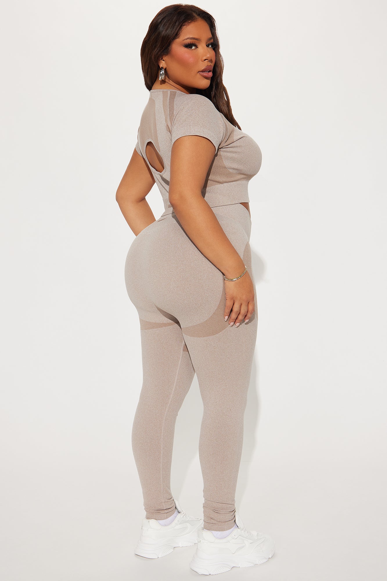 High Speed Infinity Seamless Active Set - Taupe - Image 7
