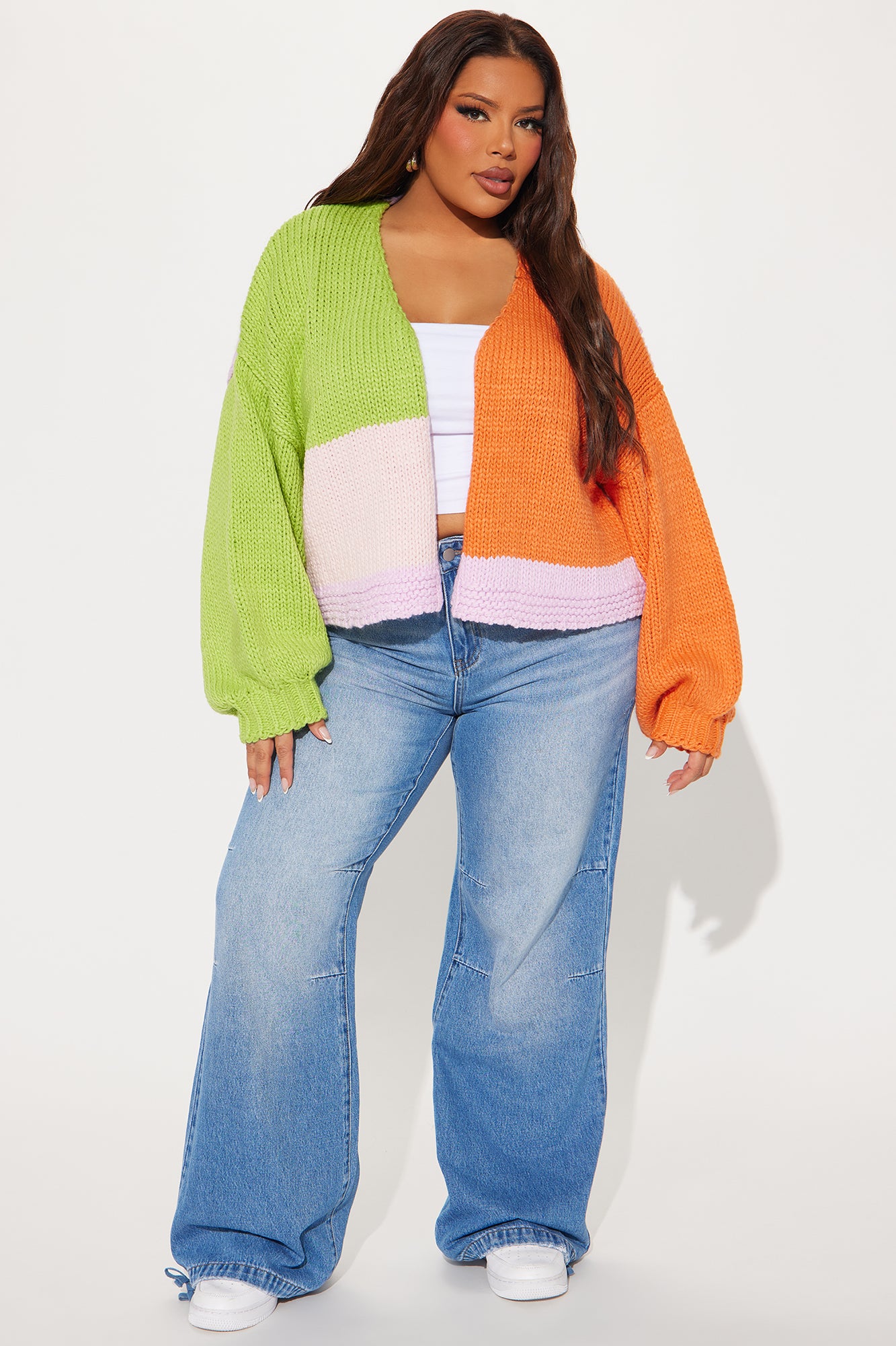 Tastes Like Candy Colorblock Cardigan - Multi Color - Image 5