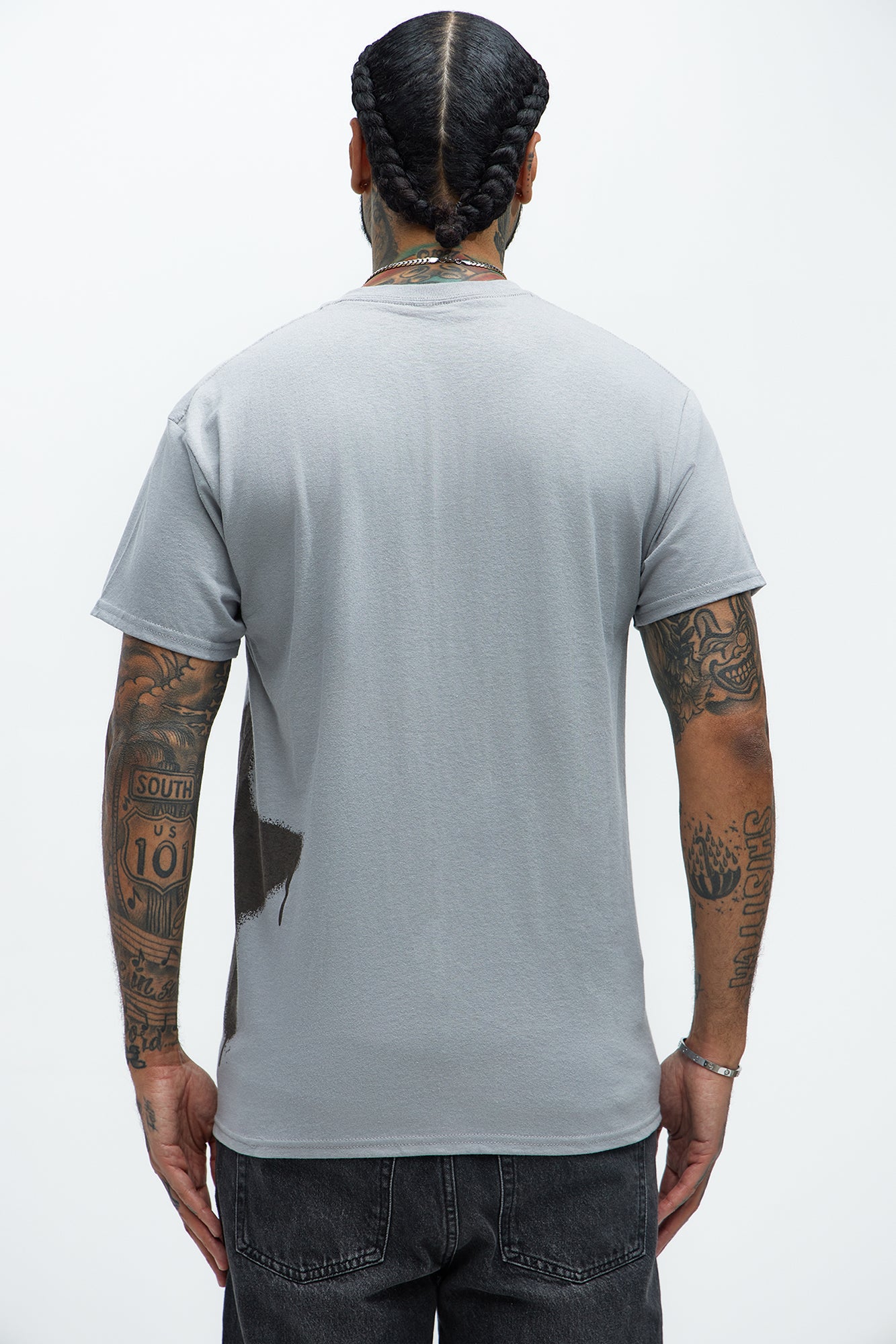 Among The Stars Short Sleeve Tee - Silver - Image 4