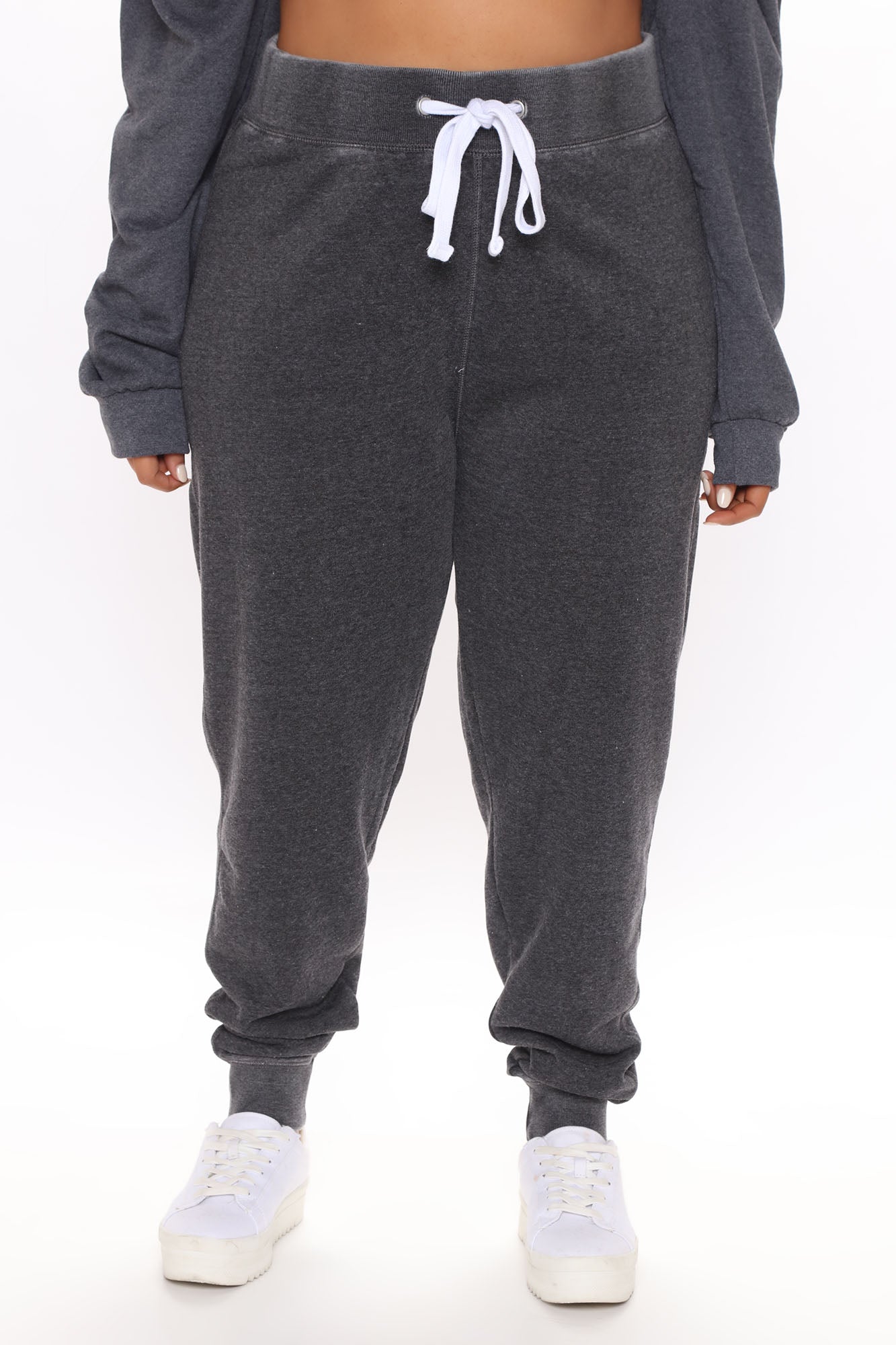 Sweet Dreams Mineral Wash Jogger - Charcoal - Image 4
