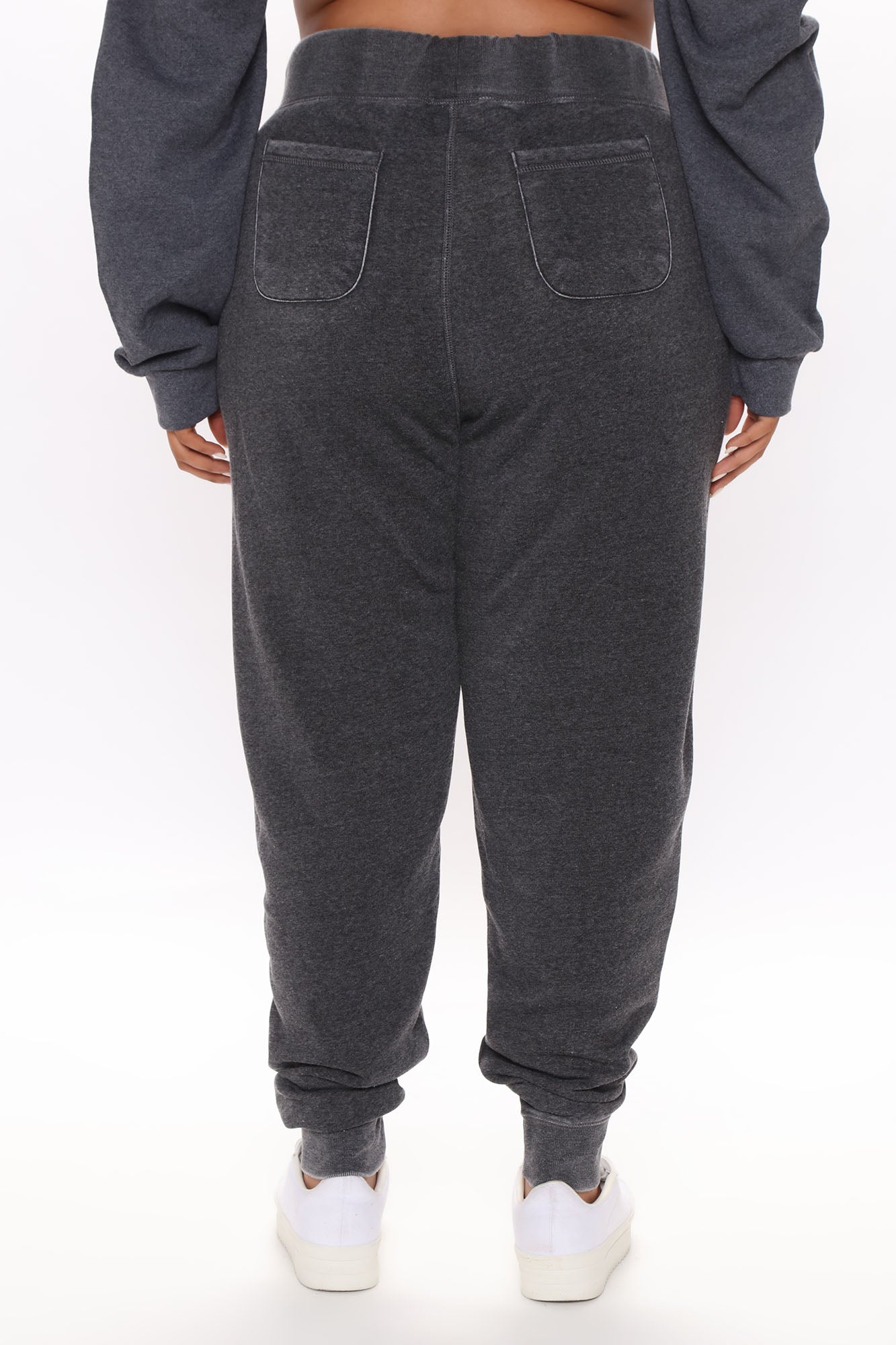 Sweet Dreams Mineral Wash Jogger - Charcoal - Image 6