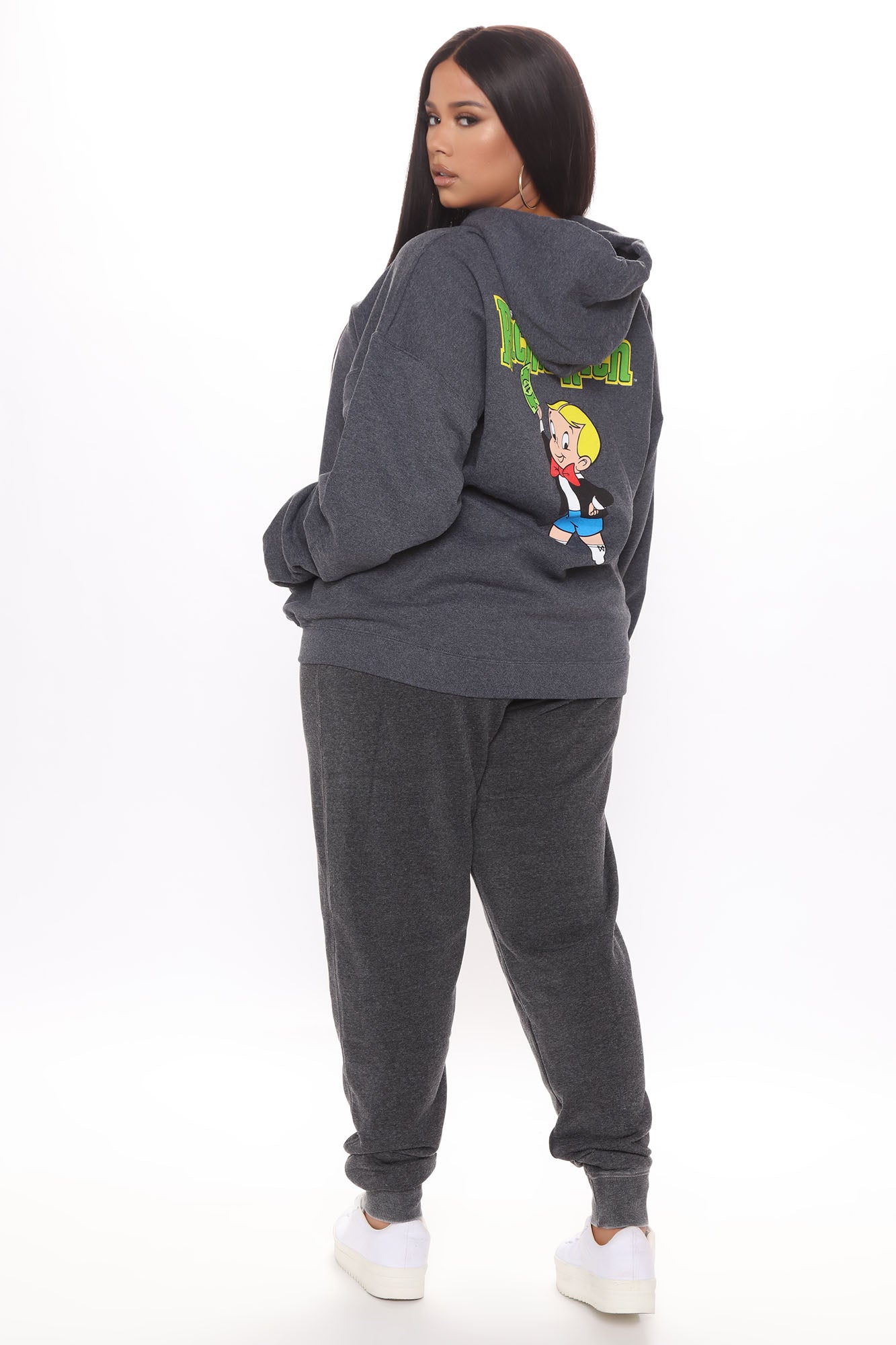Sweet Dreams Mineral Wash Jogger - Charcoal - Image 7