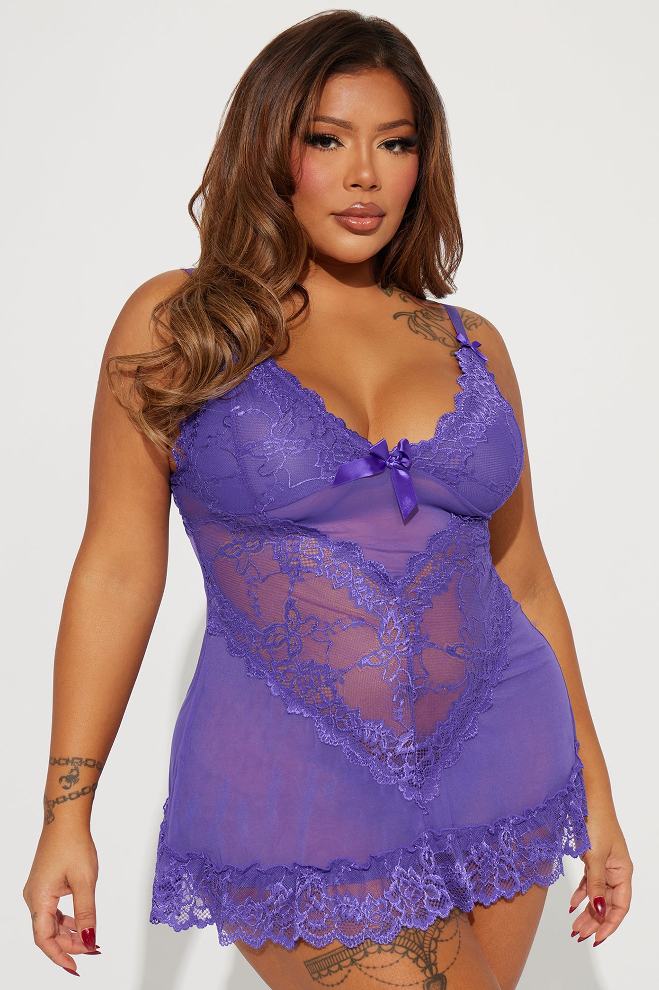 Best You Ever Had Babydoll - Purple - Image 4