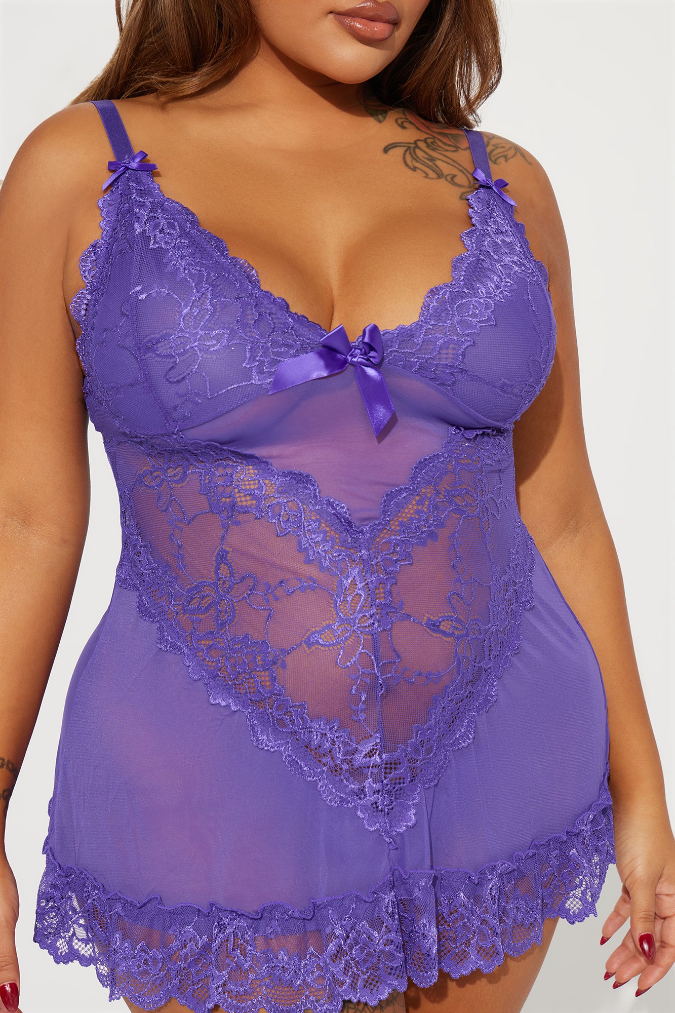 Best You Ever Had Babydoll - Purple - Image 5