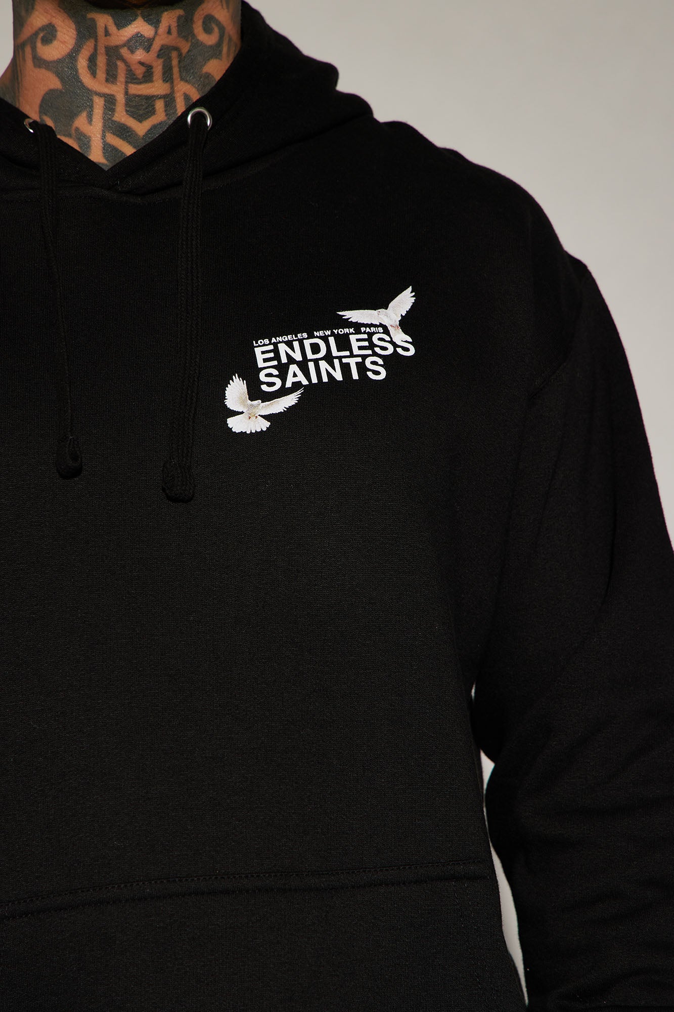 Endless Saints Hoodie - Black - Image 3