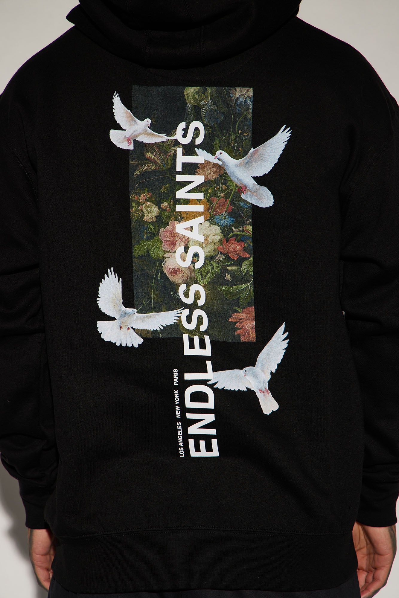 Endless Saints Hoodie - Black - Image 5