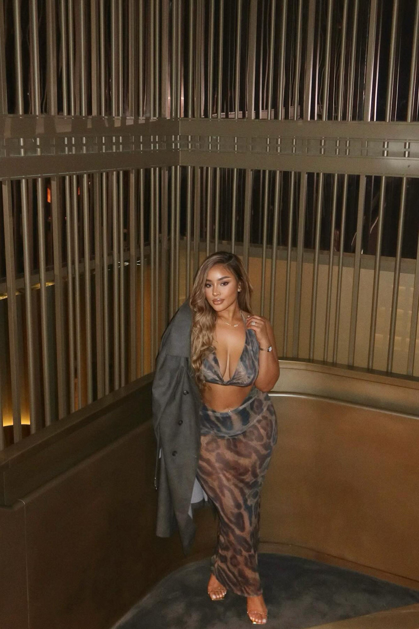 Living Wild Mesh Skirt Set - Leopard - Image 8
