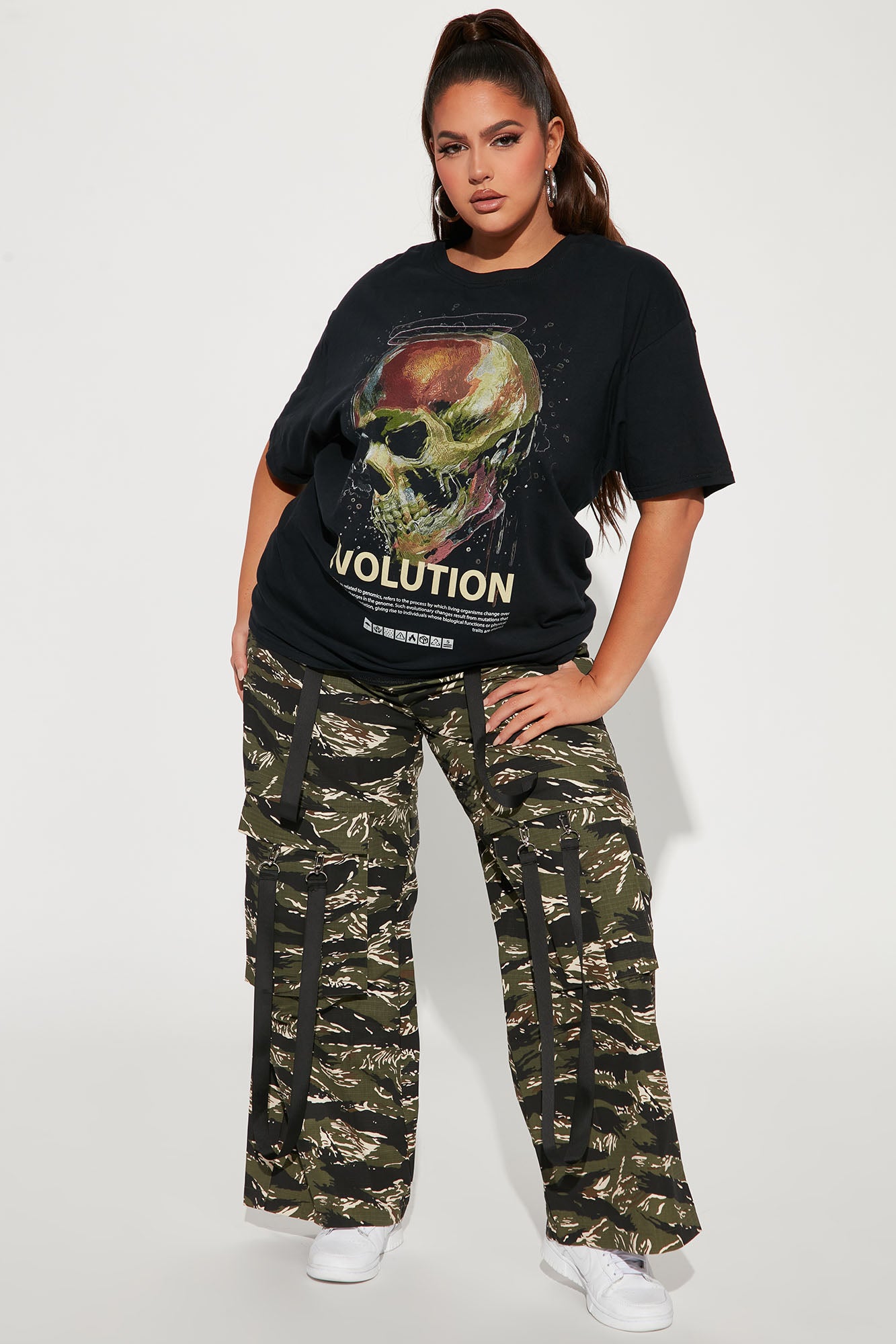 Evolution Graphic T-Shirt - Black - Image 5